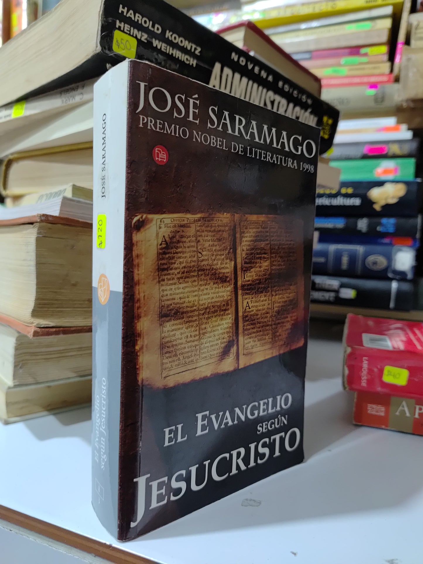 EL EVANGELIO SEGUN JESUCRISTO POR JOSE SARAMAGO USADO NOVELAS JUAREZ 507