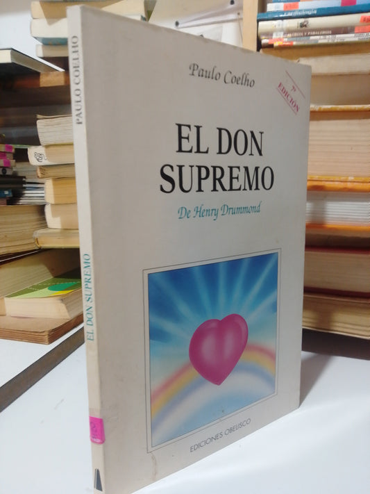 EL DON SUPREMO POR PAULO COELHO USADO SUP.PERSONAL JUAREZ