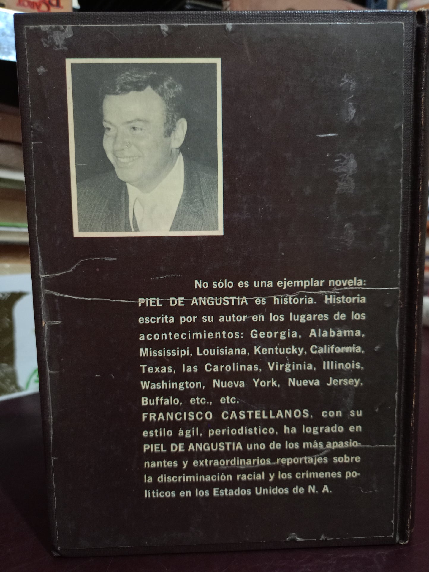 PIEL DE ANGUSTIA POR FRANCISCO CASTELLANOS USADO NOVELA LITERARIO 305