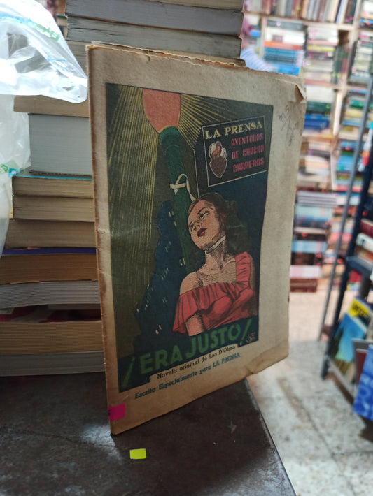 ¡ERA JUSTO! POR LEO D'OLMO USADO ANTIGUOS ALDAMA