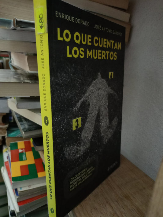 LO QUE CUENTAN LOS MUERTOS POR ENRIQUE DORADO USADO DERCHO LITERARIO 305