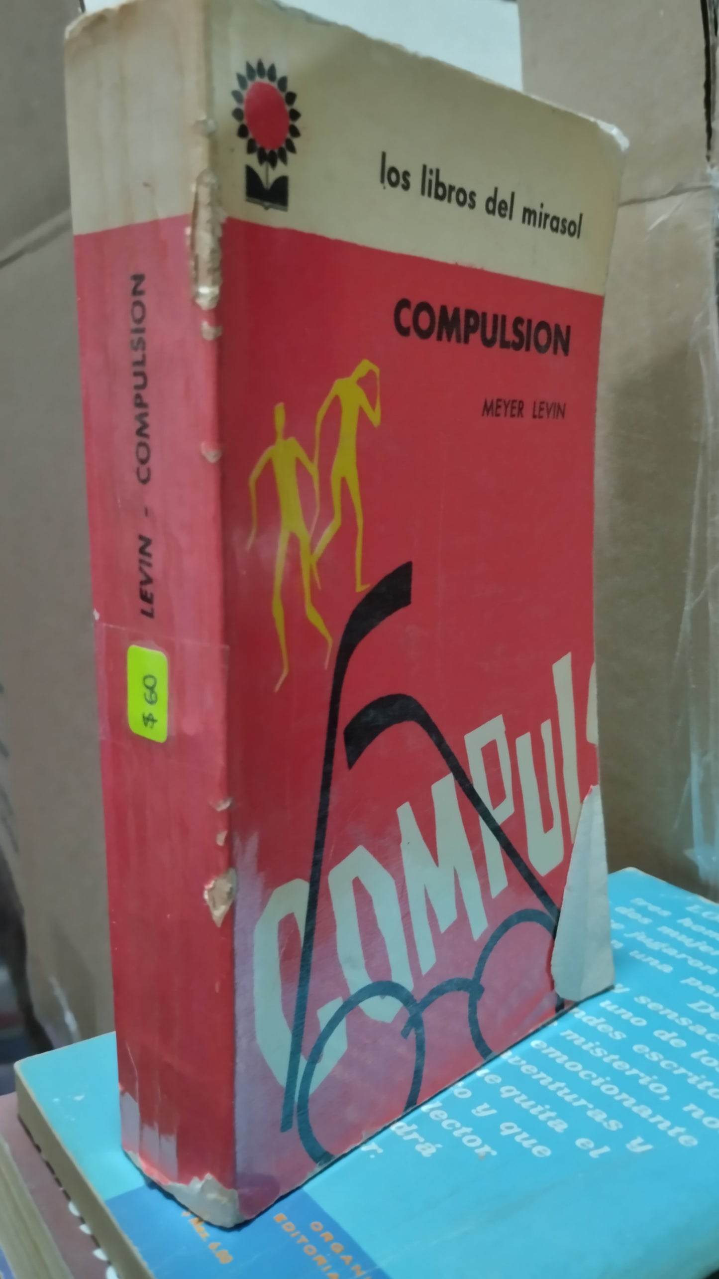 COMPULSION POR METER LEVIN LIBRO USADO NOVELAS ALDAMA