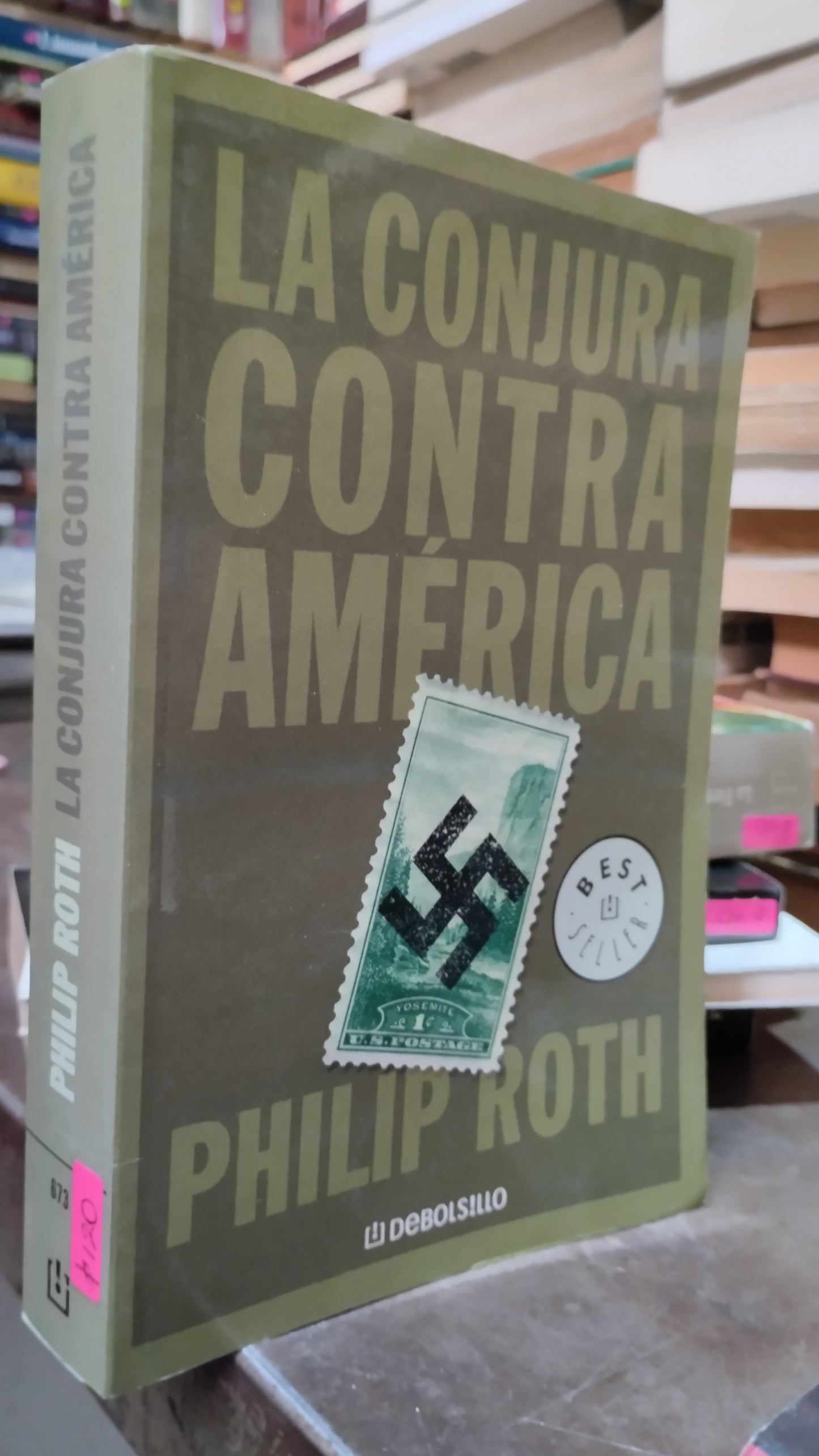 LA CONJURA CONTRA AMERICA POR PHILIP ROTH LIBRO USADO NOVELAS ALDAMA