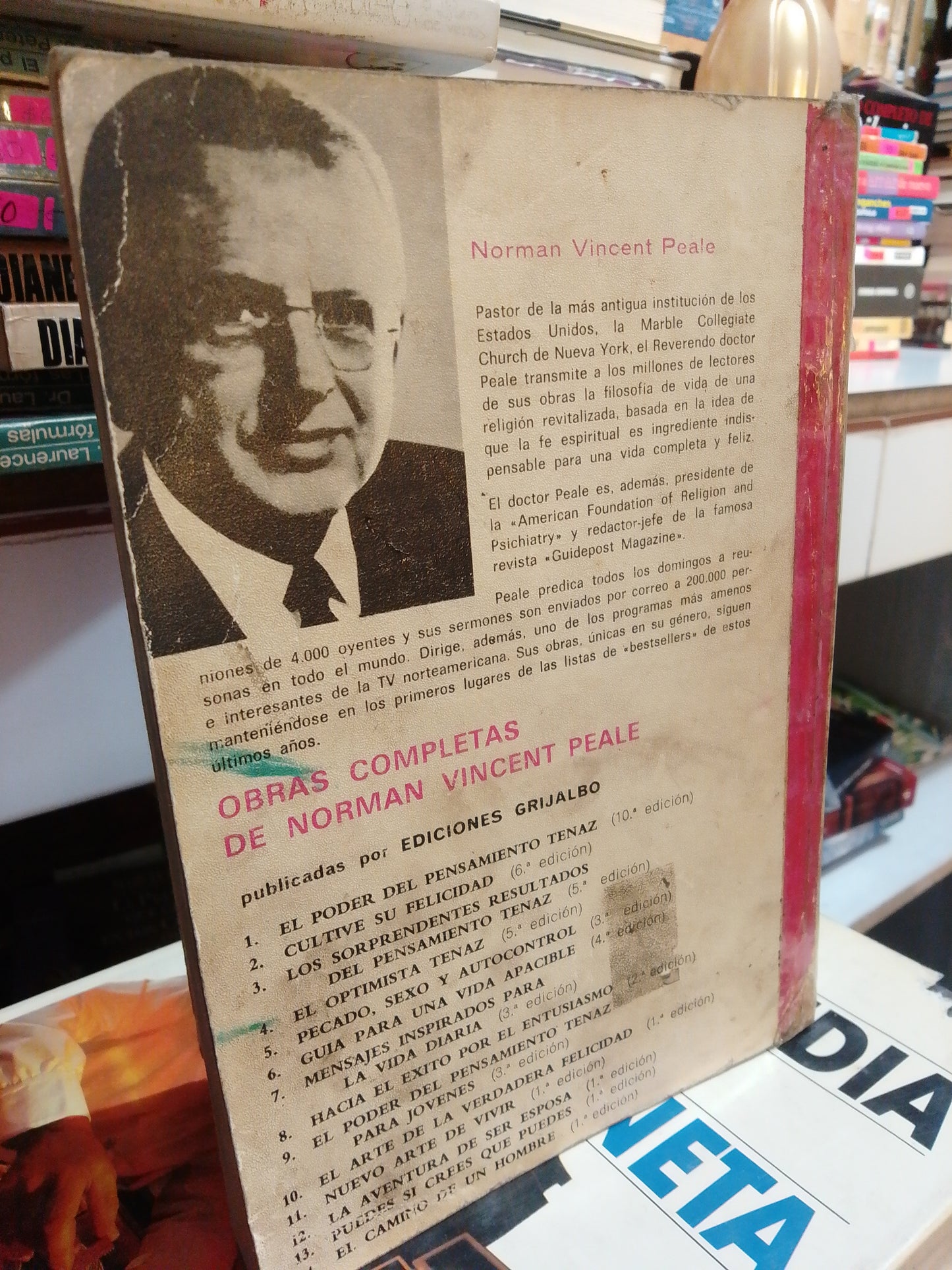 CULTIVE SU FELICIDAD POR NORMA VICENT PEALE USADO SUP. PERSONAL JUÁREZ