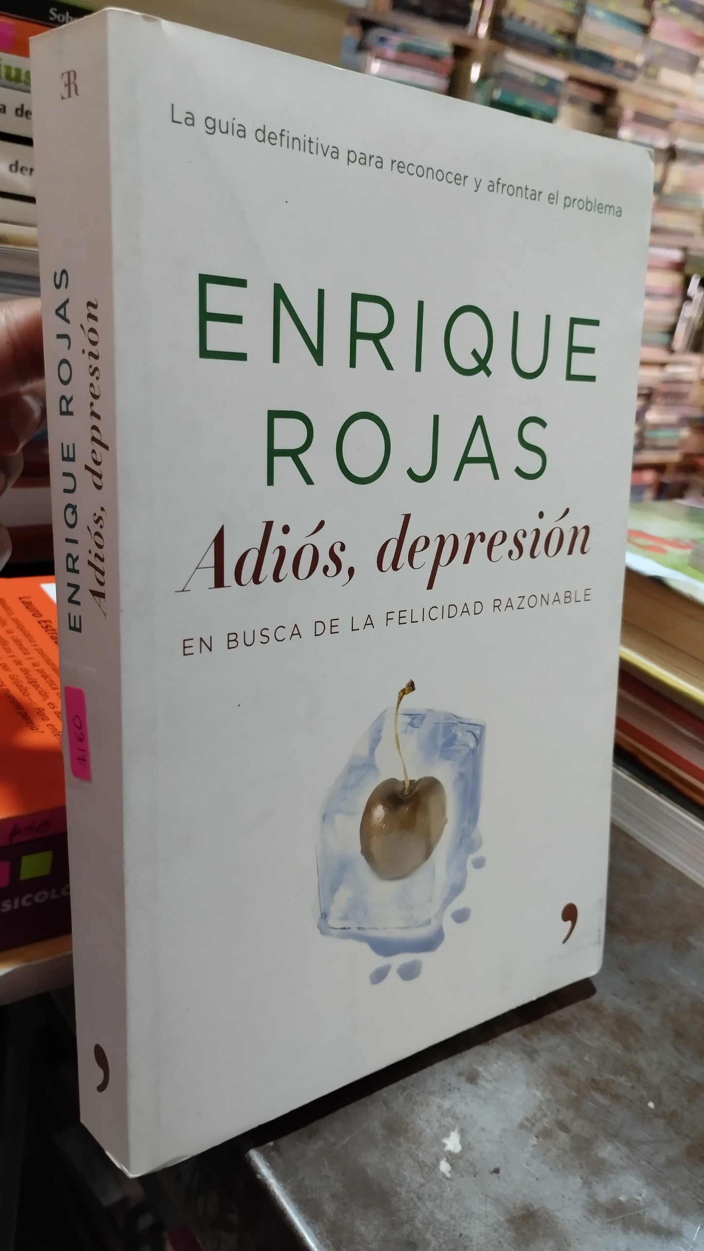 ADIOS DEPRESION POR ENRIQUE ROJAS LIBRO USADO SUPERACION PERSONAL