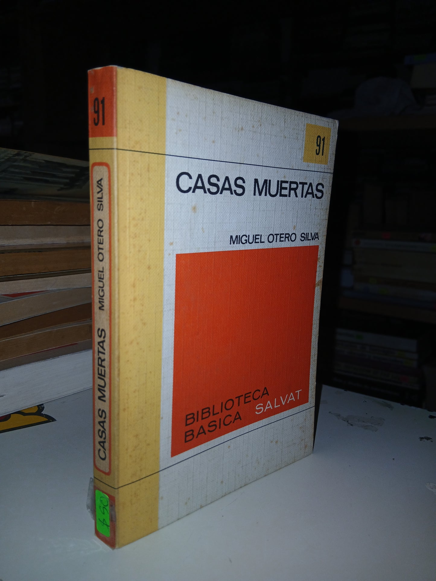 CASAS MUERTAS POR MIGUEL OTERO SILVA USADO NOVELA LITERARIO 207