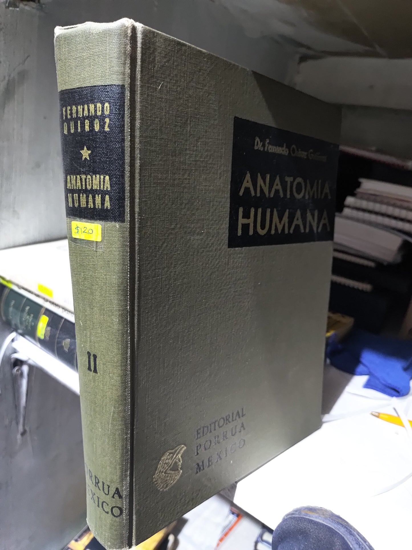 ANATOMIA HUMANA POR FERNANDO QUIROZ USADO SALUD JUAREZ
