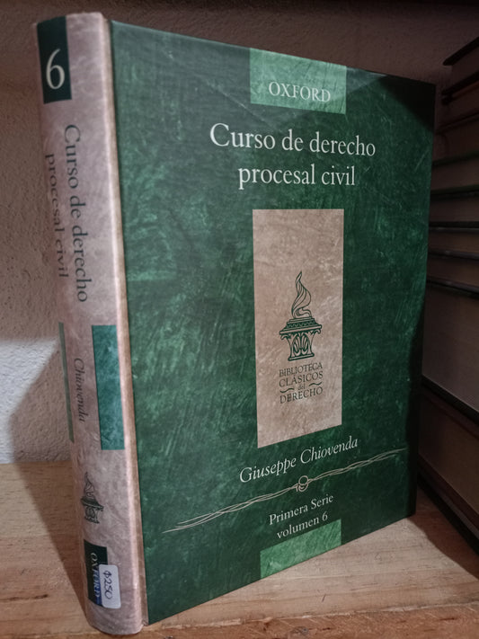 CURSO DE DERECHO PROCESAL CIVIL POR GIUSEPPE CHIOVENDA USADO DERECHO LITERARIO 305