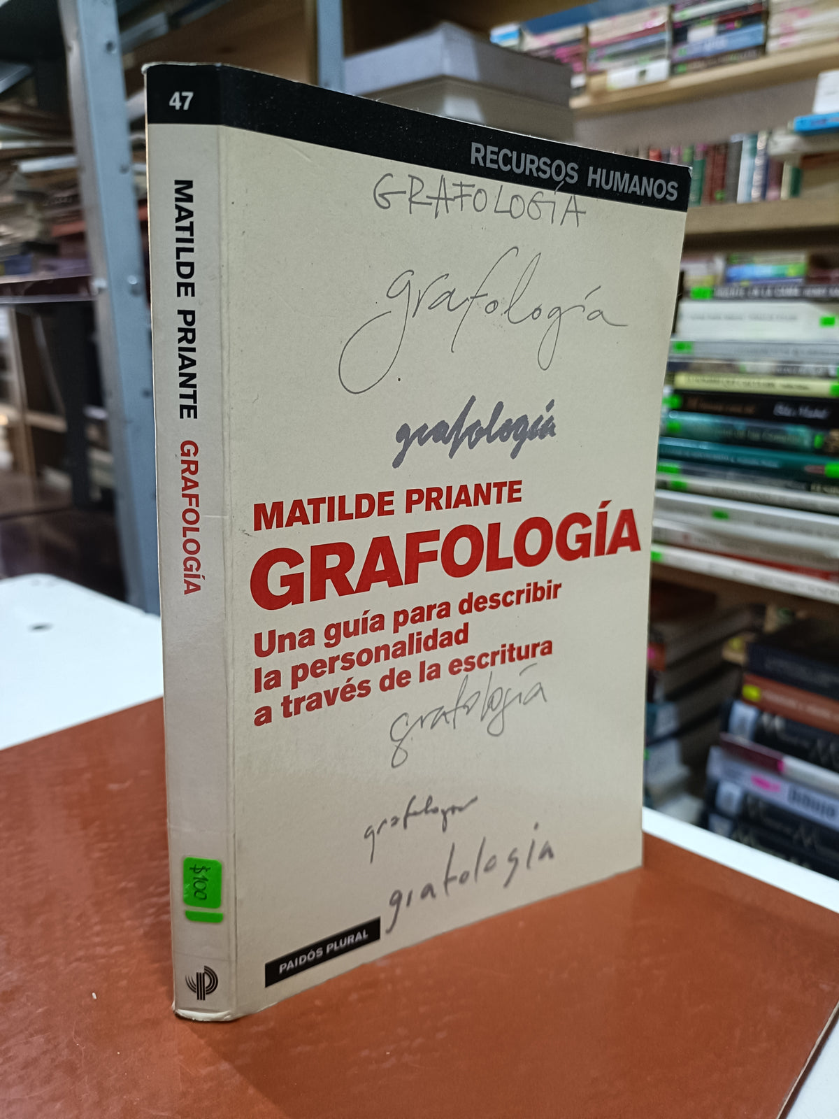 GRAFOLOGIA POR MATILDE PRIANTE USADO PSICOLOGIA LITERARIO 207
