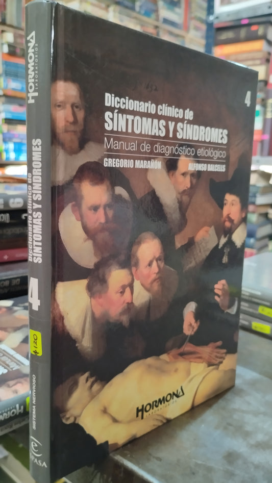 DICCIONARIO CLINICO DE SINTOMAS Y SINDROMES 4 POR GREGORIO MARAÑON LIBRO USADO SALUD ALDAMA