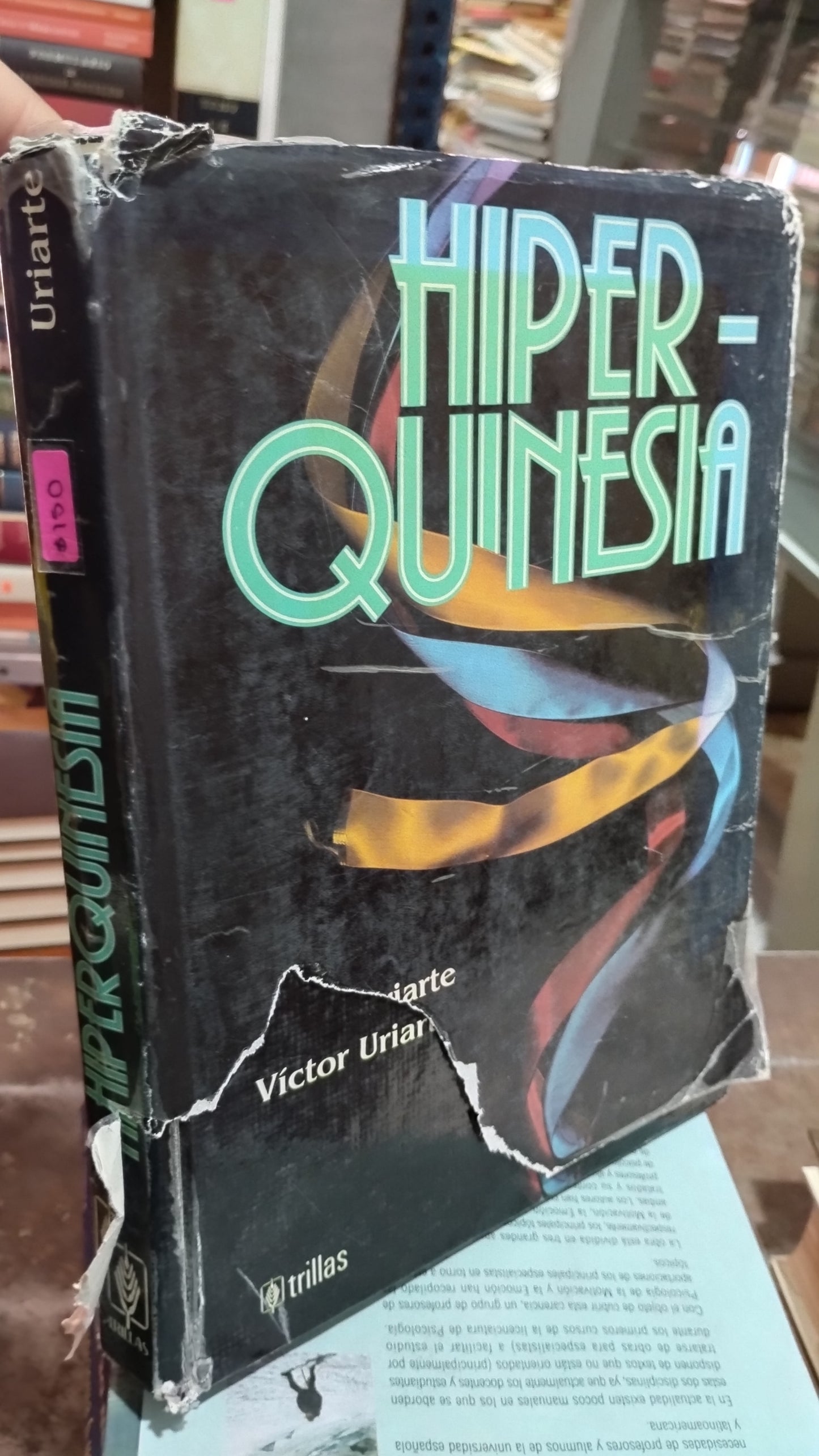 HIPERQUINESIA POR VICTOR URIARTE LIBRO USADO PSICOLOGÍA ALDAMA