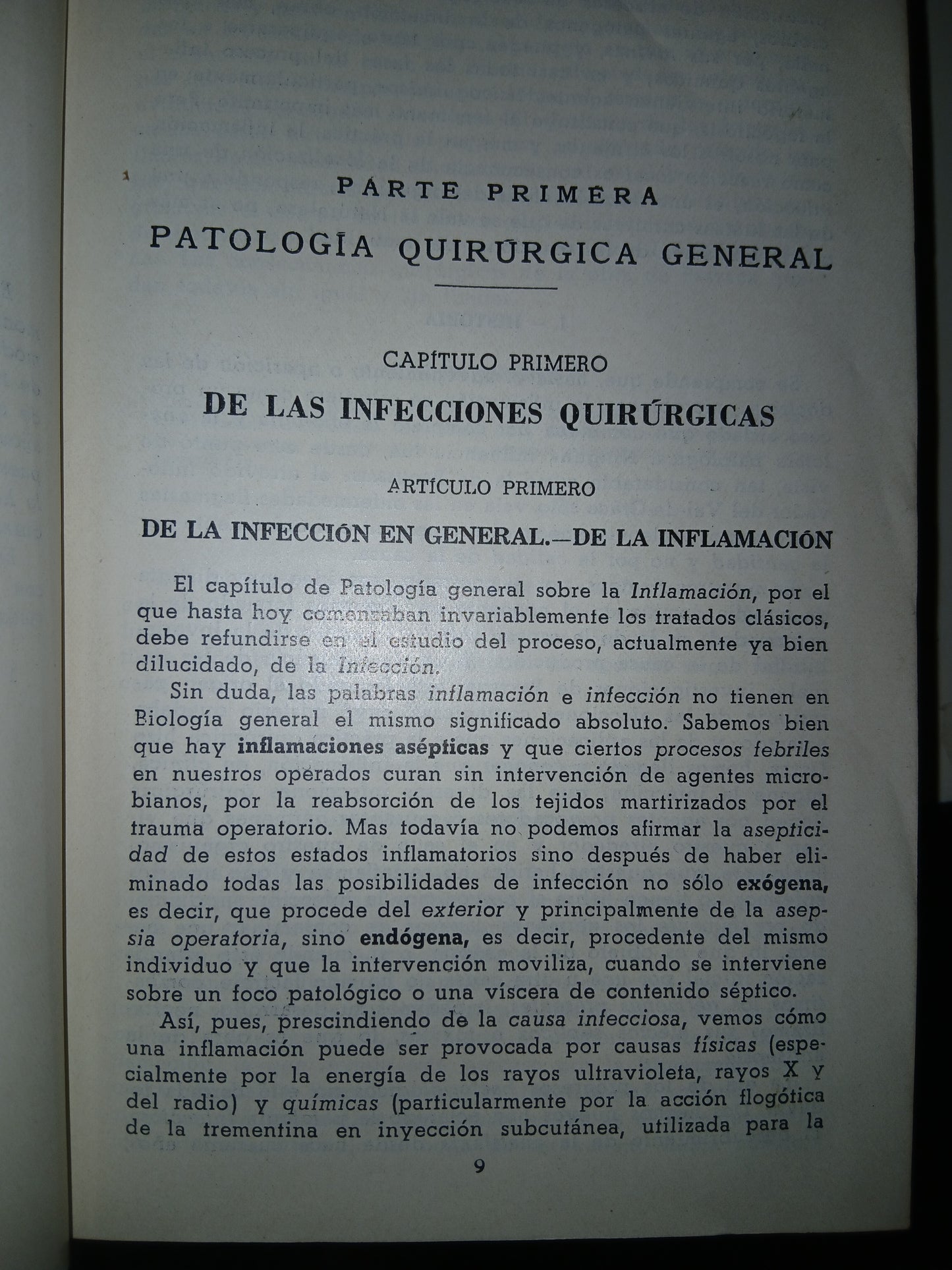 PATOLOGÍA EXTERNA I (TOMO I) POR E. FORGUE USADO MEDICINA LITERARIO 207