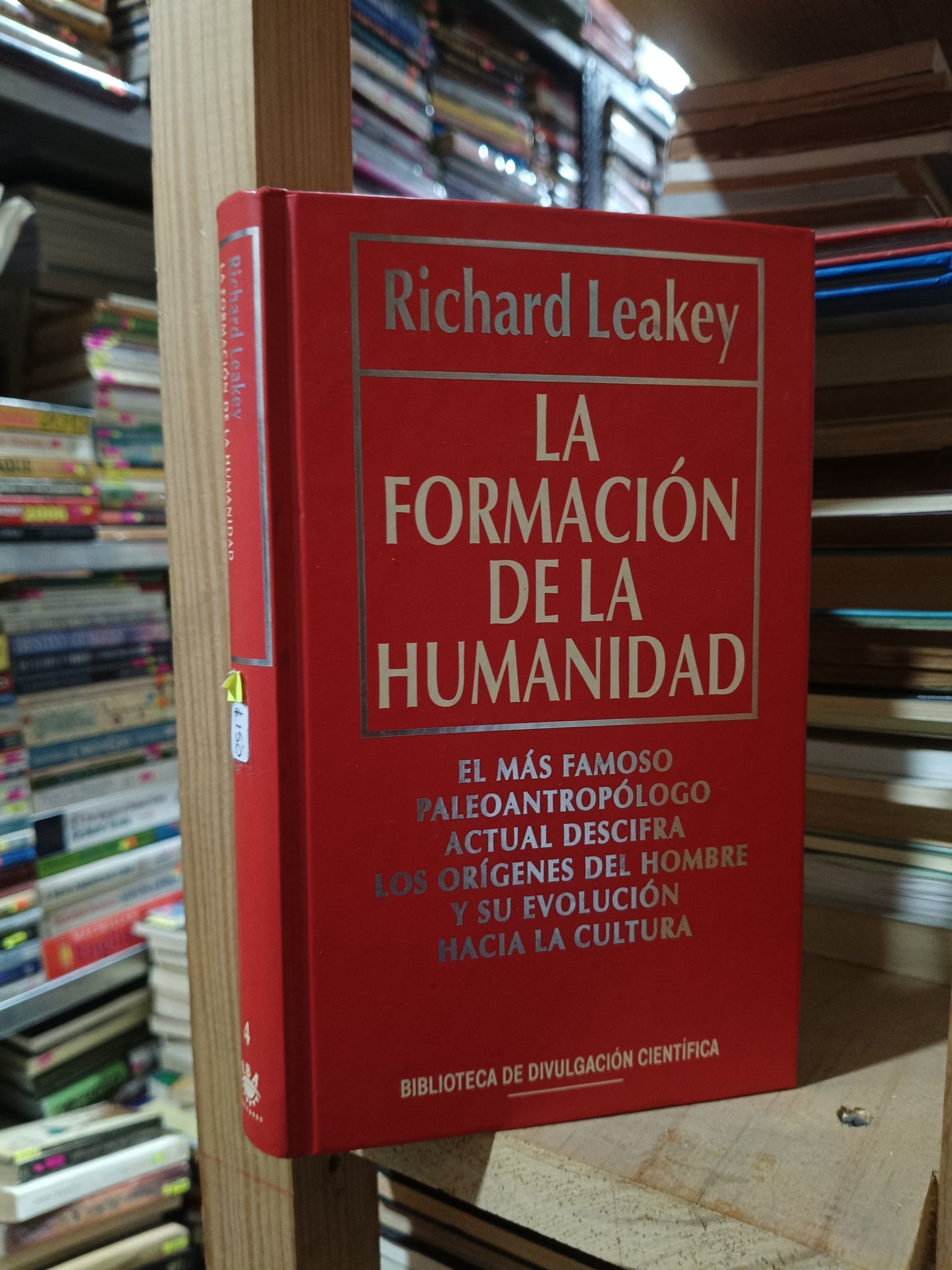 LA FORMACIÓN DE LA HUMANIDAD POR RICHARD LEAKEY USADO NOVELA ALDAMA