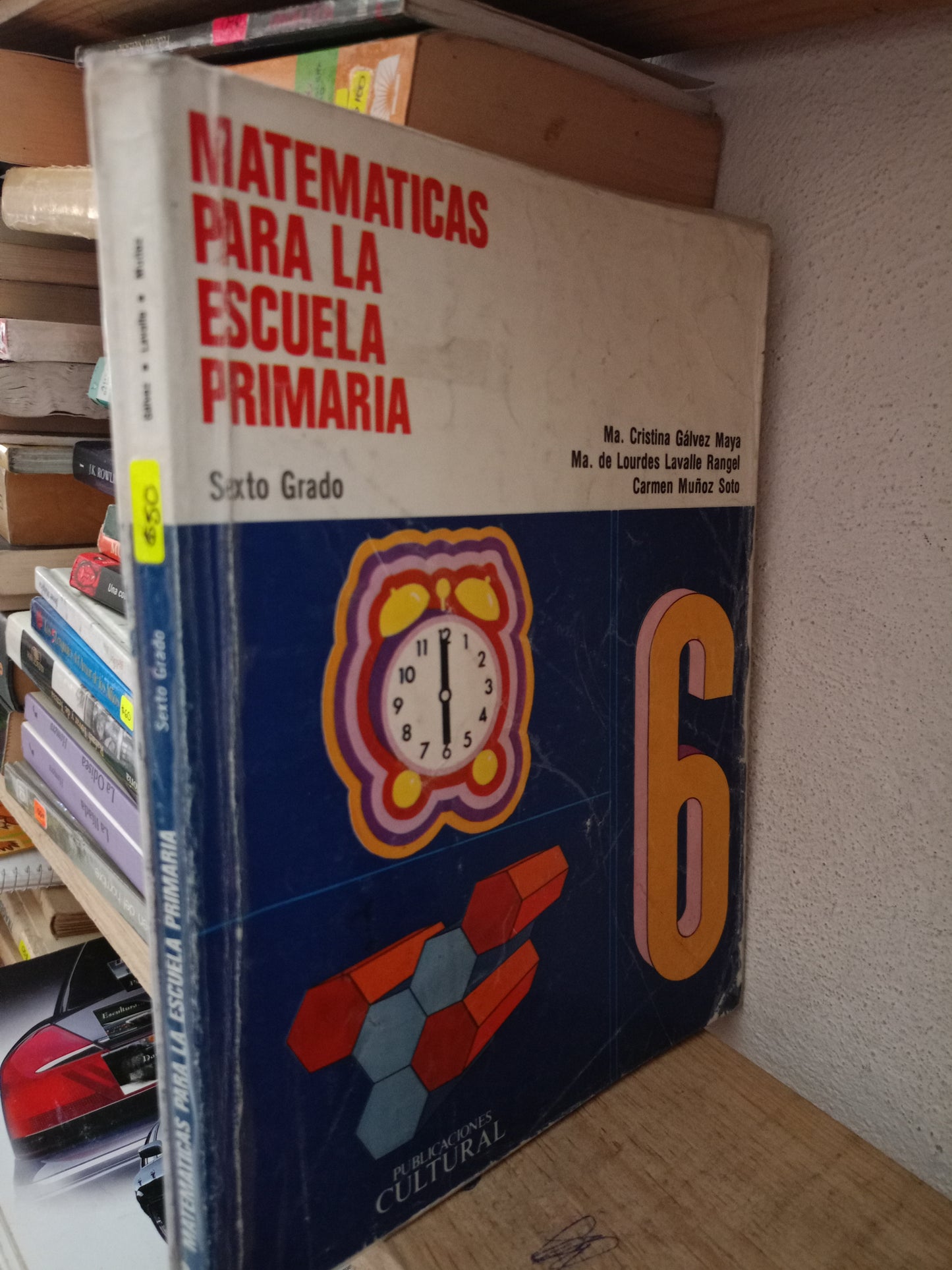 MATEMATICAS PARA LA ESCUELA PRIMARIA POR MA CRISTINA GALVEZ MAYA Y OTROS USADO MATE LITERARIO 305