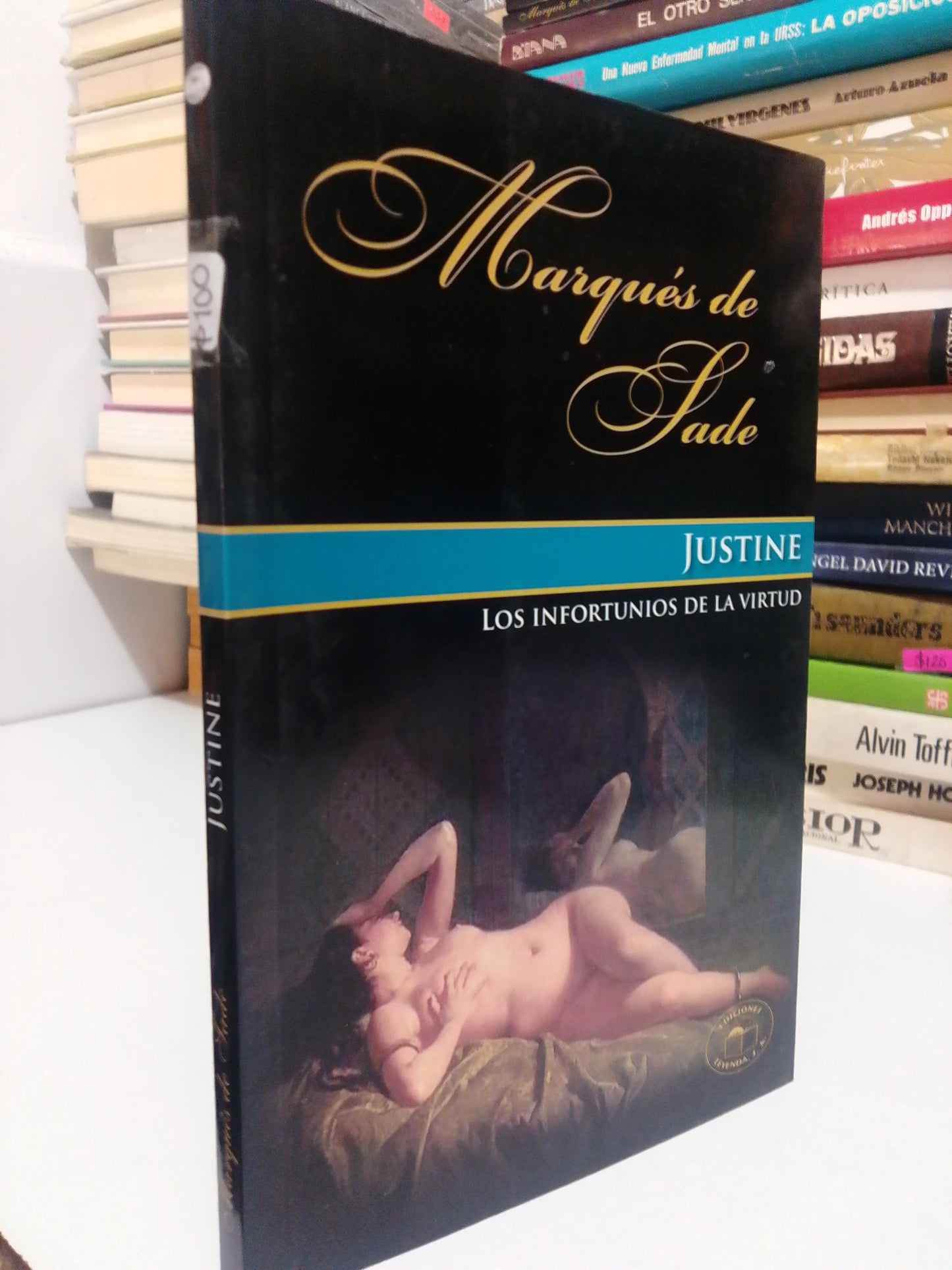 JUSTIN LOS INFORTUNIOS DE LA VIRTUD POR MARQUÉS DE SADE USADO NOVELA JUÁREZ