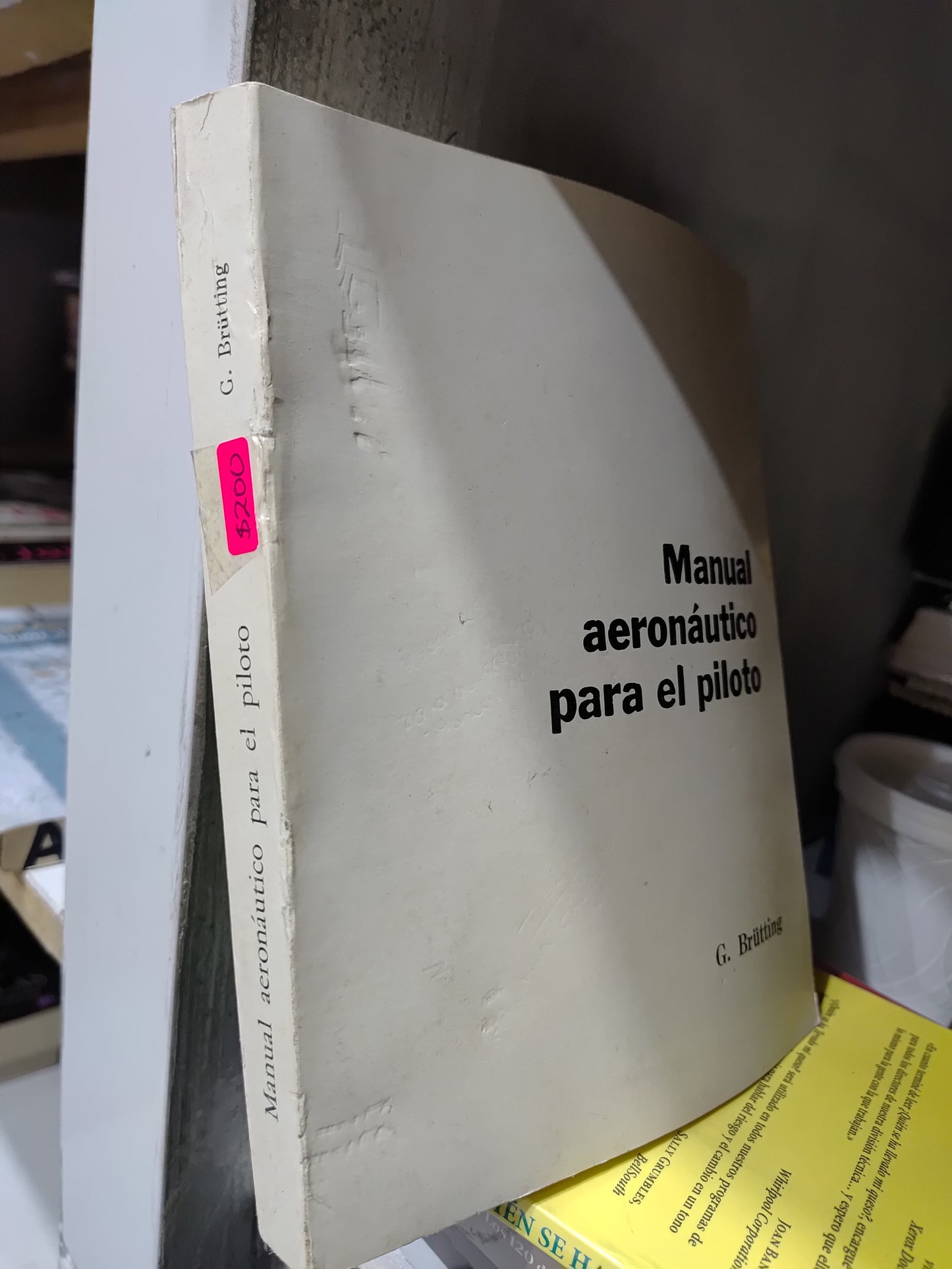 MANUAL AERONAUTICA PARA EL PILITO POR G. BRUTTING USADO FISICA JUAREZ