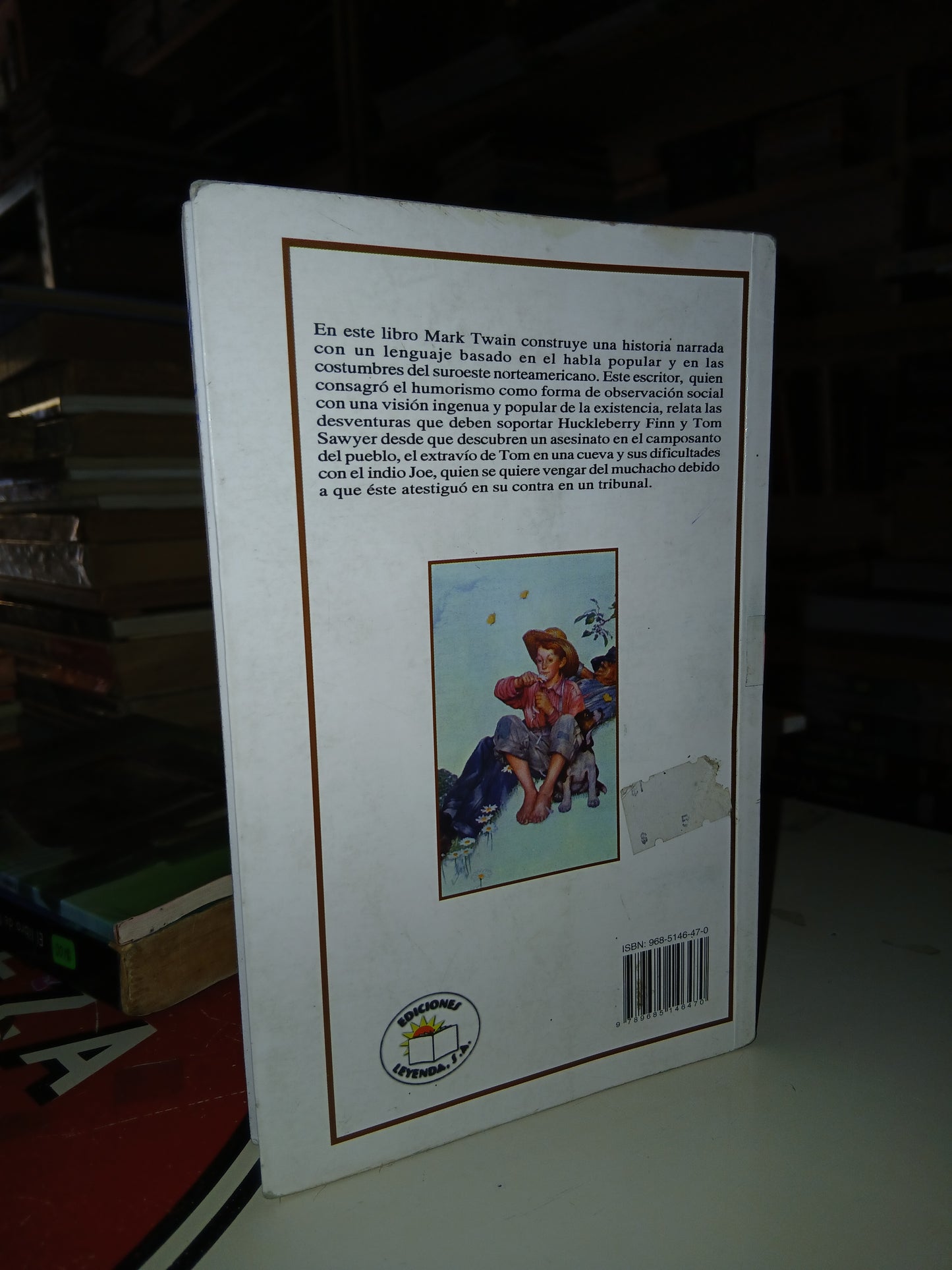 LAS AVENTURAS DE TOM SAWYER POR MARK TWAIN USADO INFANTIL LITERARIO 207