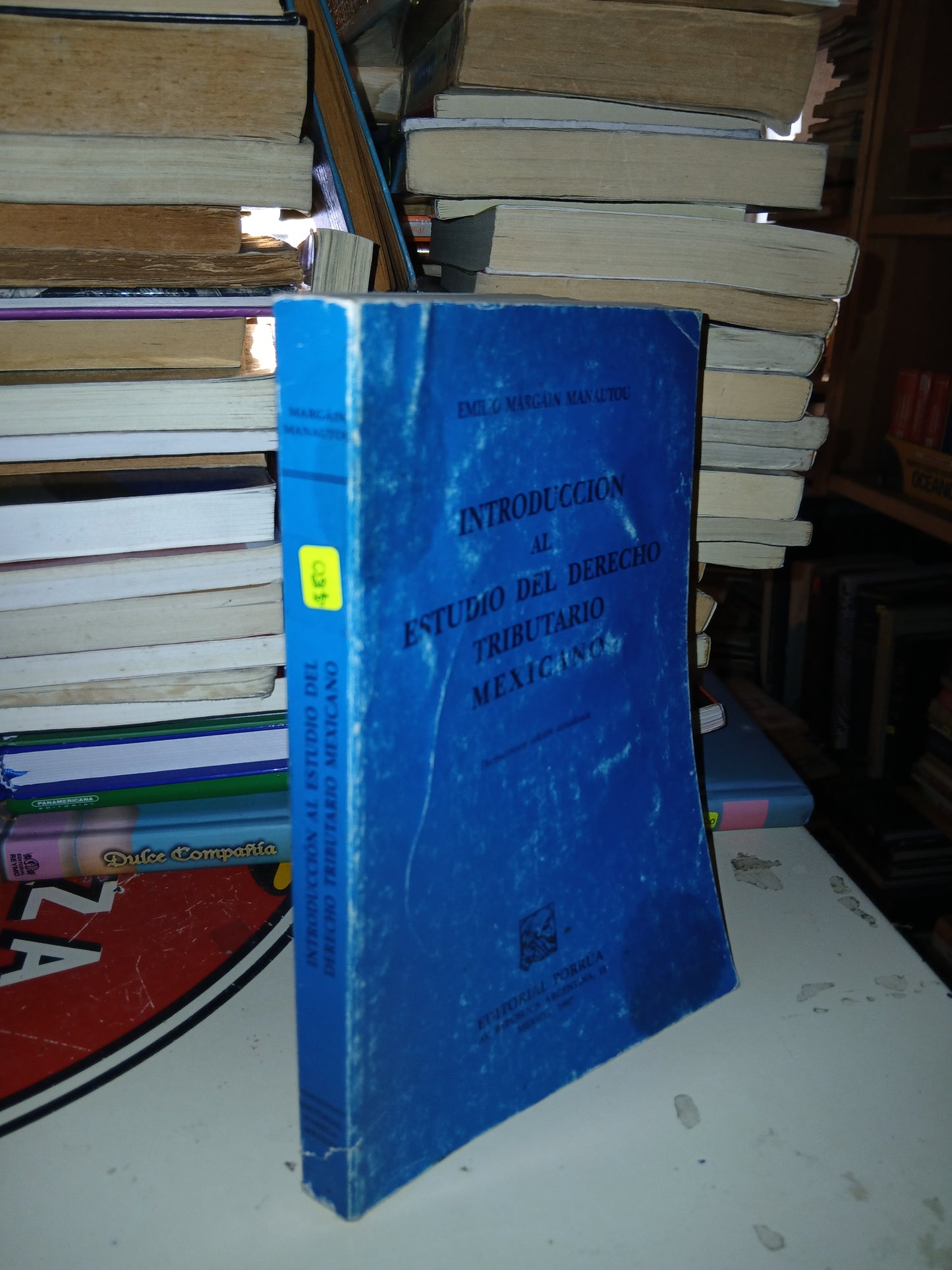 INTRODUCCIÓN AL ESTUDIO DEL DERECHO TRIBUTARIO MEXICANO POR EMILIO MARGÁIN MANAUTOU USADO DERECHO LITERARIO 207