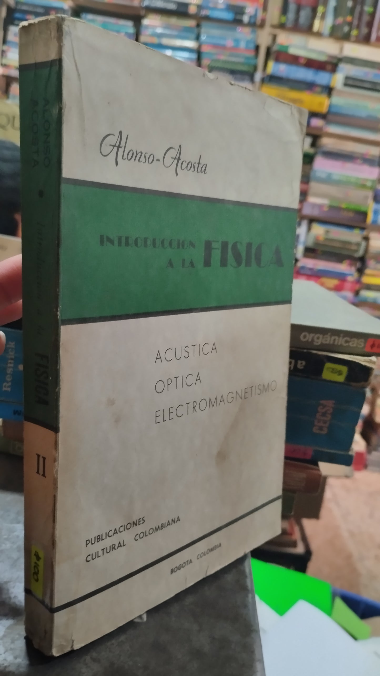 INTRODUCCION A LA FISICA POR ALONSO ACOSTA LIBRO USADO FISICA ALDAMA