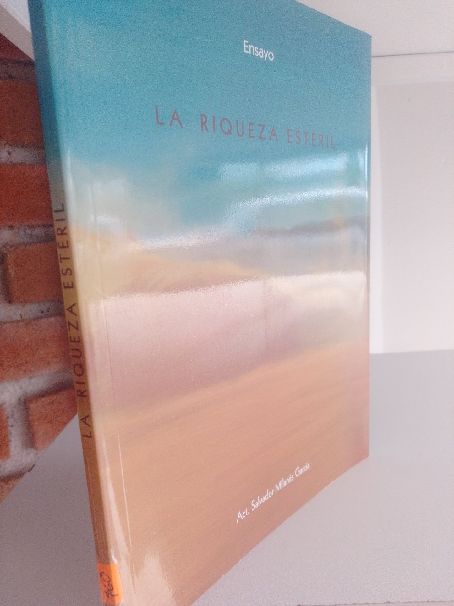 LA RIQUEZA ESTERIL ACT SALVADOR MILANES GARCIA USADO SOCIOLOGIA JUAREZ 515