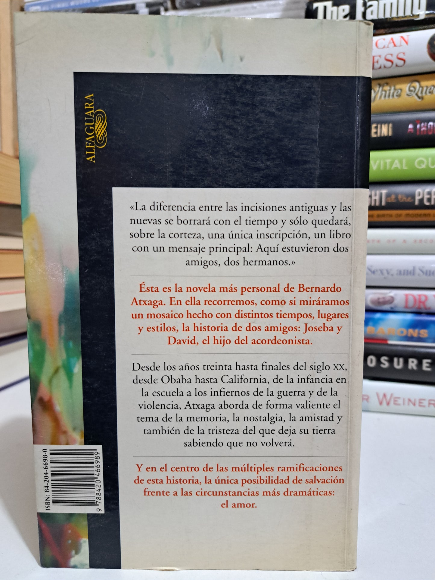 EL HIJO DEL ACORDEONISTA BERNARDO ATXAGA USADO NOVELA JUÁREZ