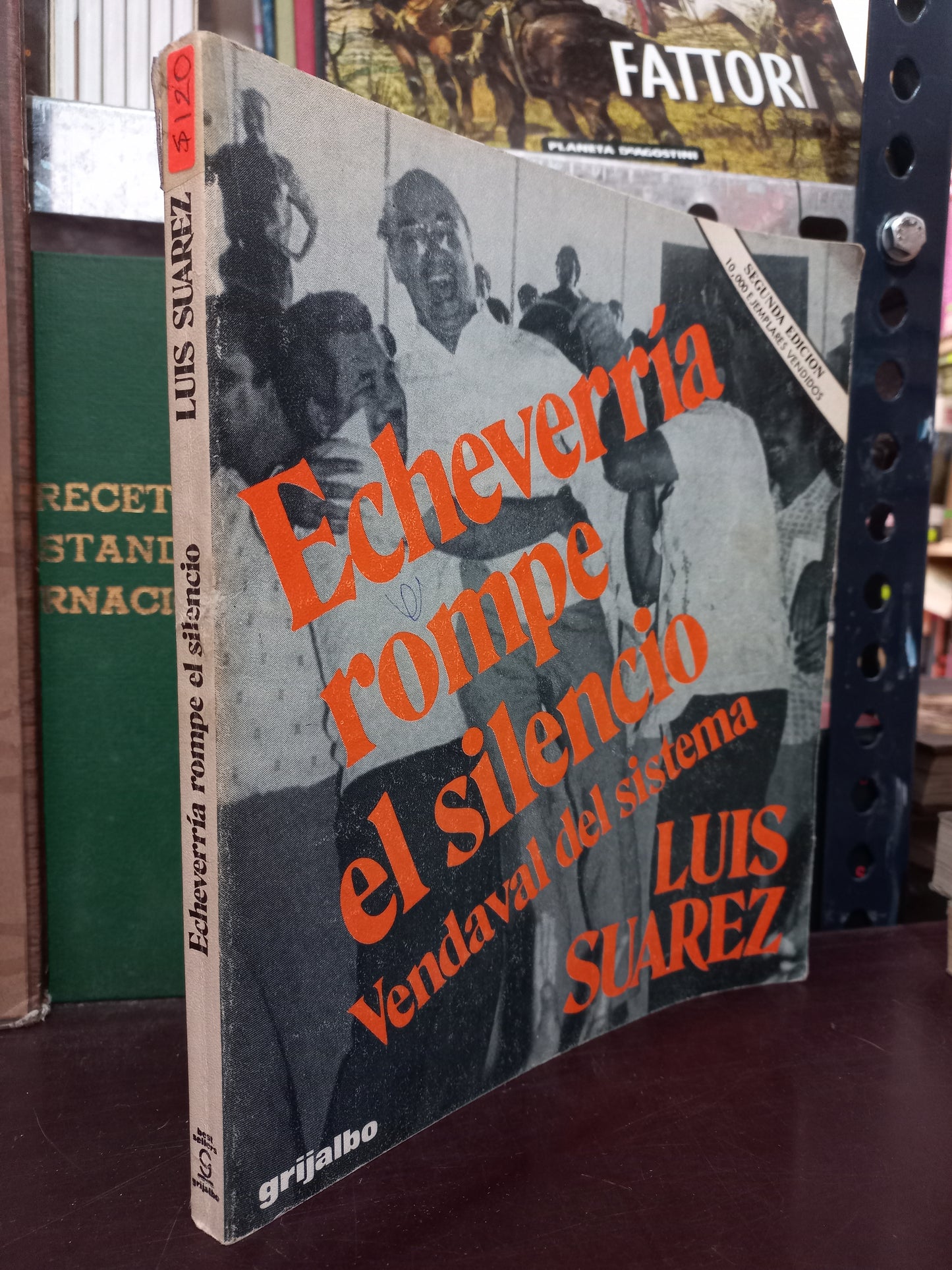 ECHEVERRÍA ROMPE EL SILENCIO POR LUIS SUÁREZ USADO POLÍTICA LITERARIO 305