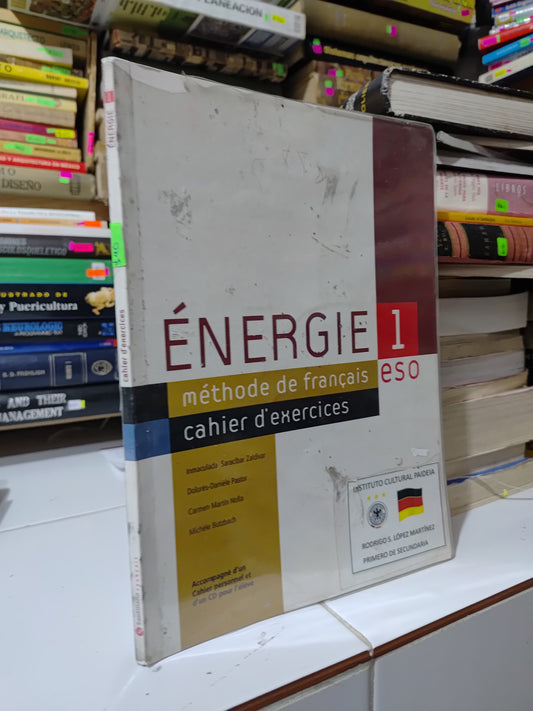ENERGIE 1 METHODE DE FRANCAIS POR VARIOS AUTORES USADO IDIOMAS JUAREZ 507
