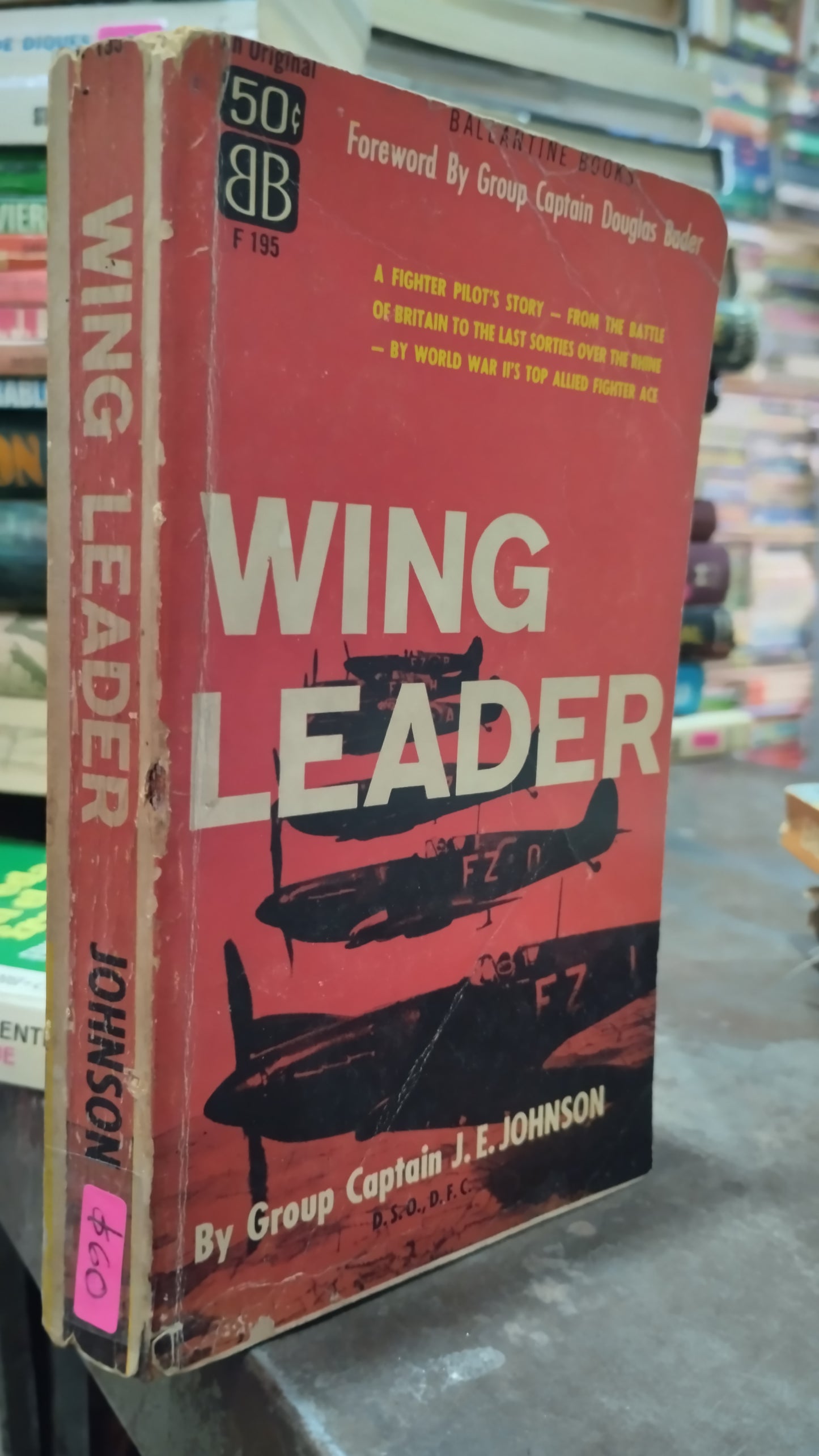 WING LEADER POR J E JOHNSON LIBRO USADO HISTORIA ALDAMA