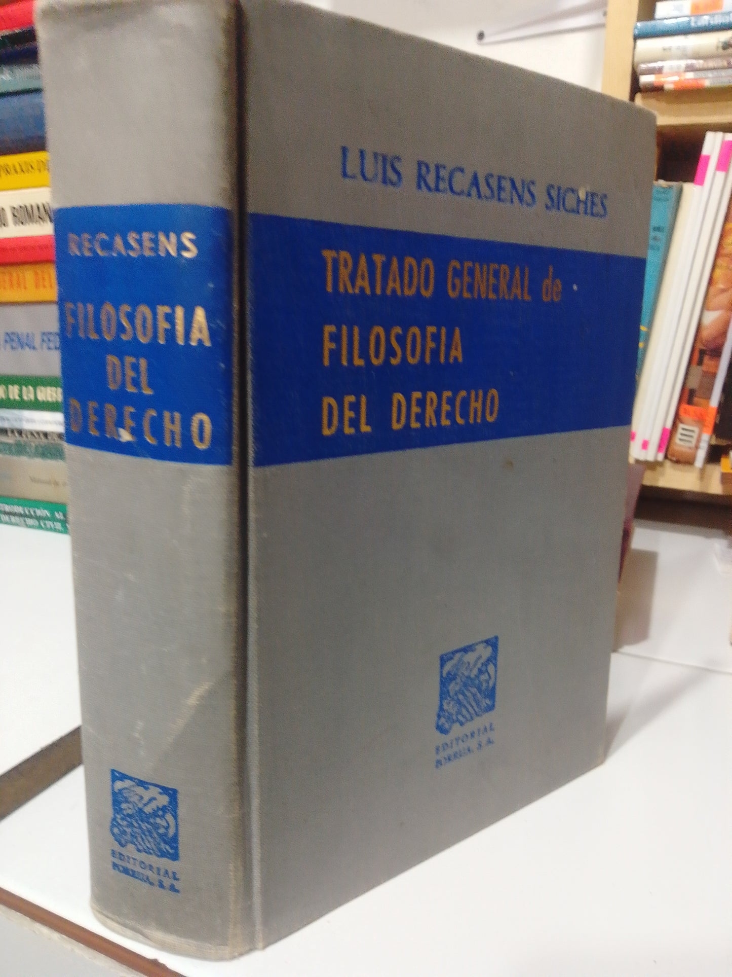 TRATADO GENERAL DE FILOSOFIA DEL DERECHO POR LUIS RECASENS SICHES USADO DERECHO JUAREZ