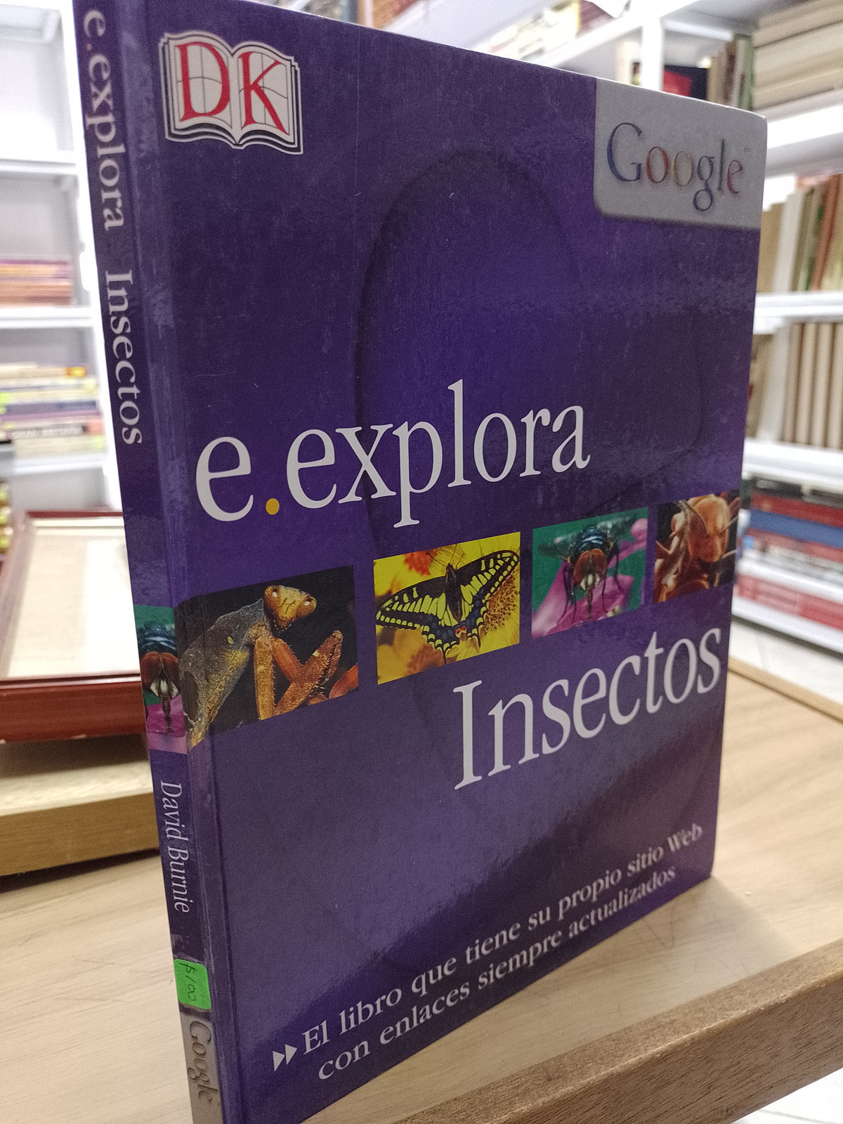 E EXPLORA INSECTOS POR DAVID BURNIE USADO INFANTIL JUAREZ 515