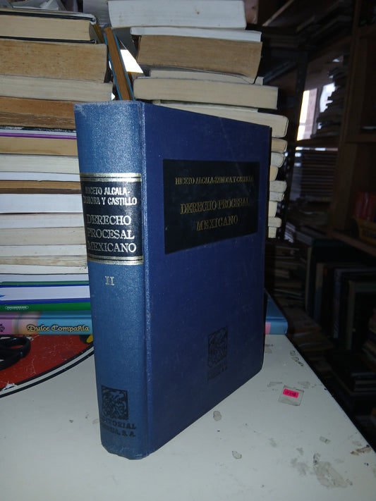 DERECHO PROCESAL MEXICANO POR NICETO ALCALÁ-ZAMORA Y CASTILLO USADO DERECHO LITERARIO 207