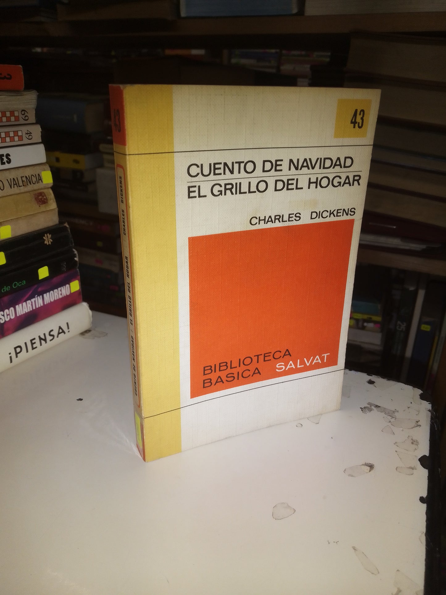 CUENTO DE NAVIDAD/EL GRILLO DEL HOGAR POR CHARLES DICKENS USADO NOVELA LITERARIO 207
