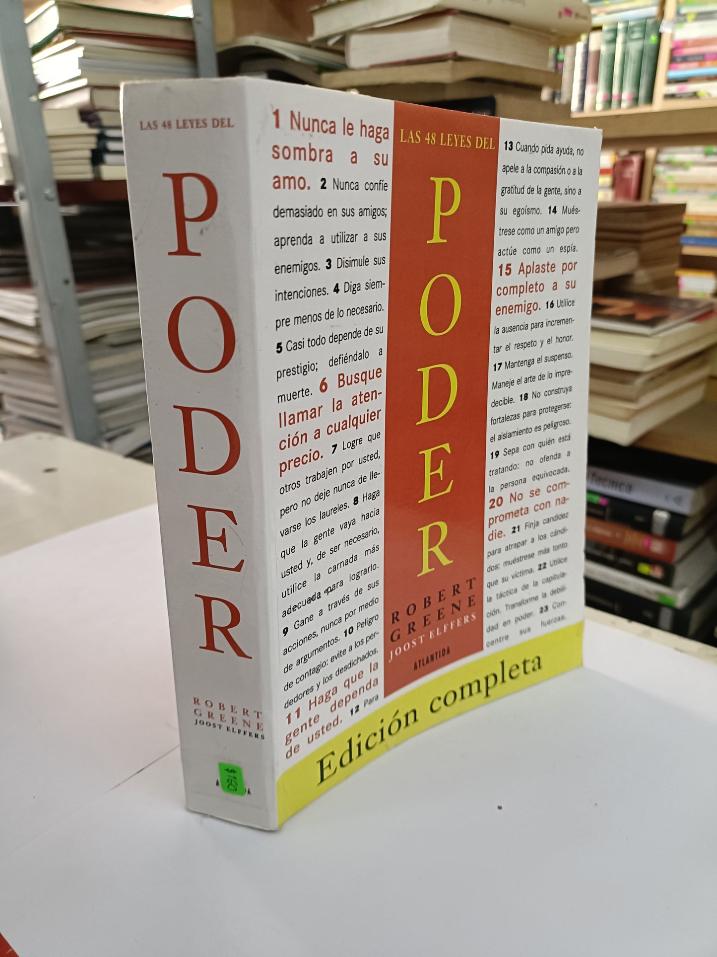 PODER POR ROBERT GREENE USADO SUPERACION PERSONAL LITERARIO 207