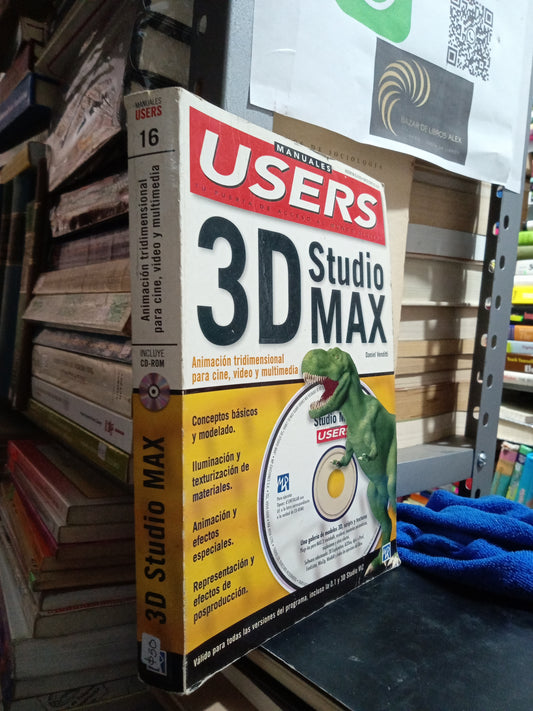 3D STUDIO MAX POR DANIEL VENDETTI USADO COMPUTACION JUAREZ