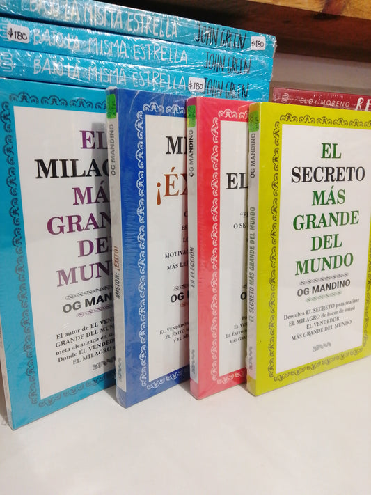 EL MILAGRO MAS GRANDE DEL MUNDO, EXITO, LA ELECCION Y EL SECRETO MAS GRANDE DEL MUNDO POR OG MANDINO NUEVOS JUAREZ