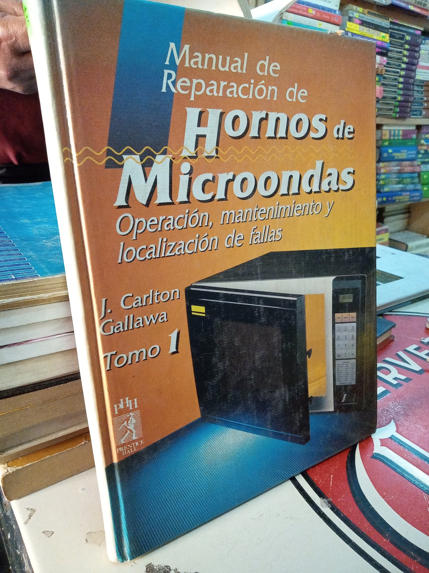 MANUAL DE REPARACIÓN DE HORNOS DE MICROONDAS POR J CARLTON GALLAWA  2 TOMOS USADO OFICIOS LITERARIO 207