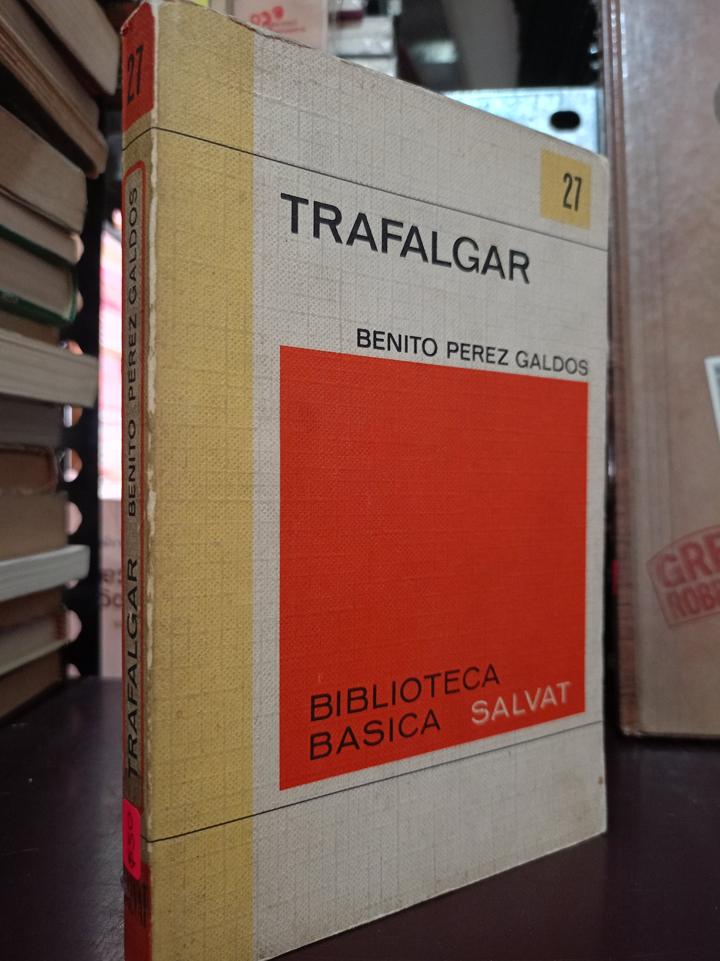 TRAFALGAR BENITO PEREZ GALDOS USADO NOVELA LITERARIO 305