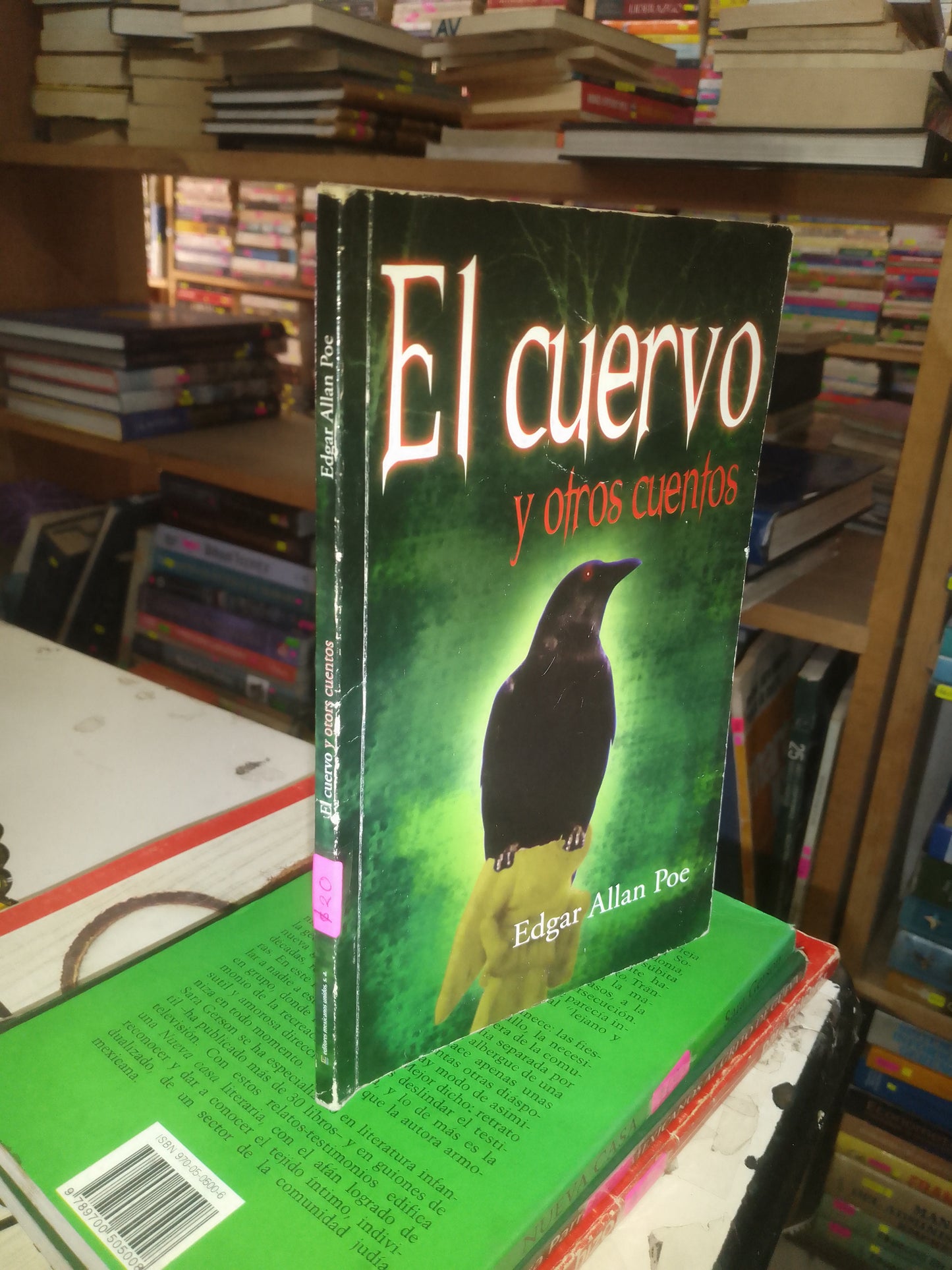 EL CUERVO Y OTROS CUENTOS POR EDGAR ALLAN POE USADO NOVELA LITERARIO 207