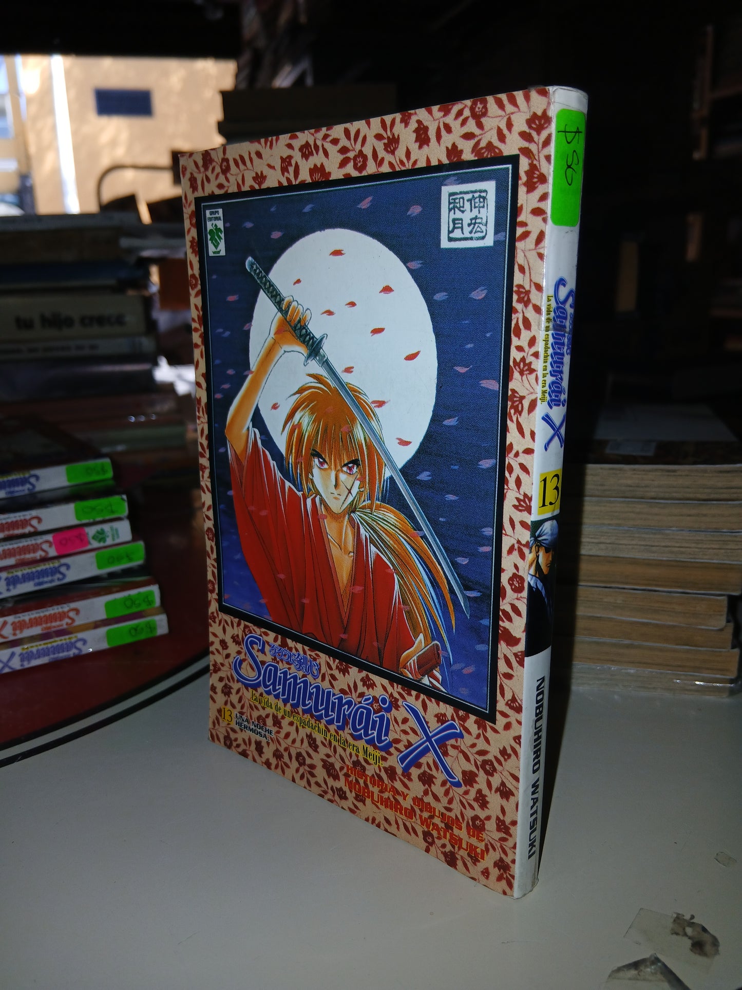 SAMURÁI X 13: UNA NOCHE HERMOSA POR NOBUHIRO WATSUKI USADO MANGA LITERARIO 207