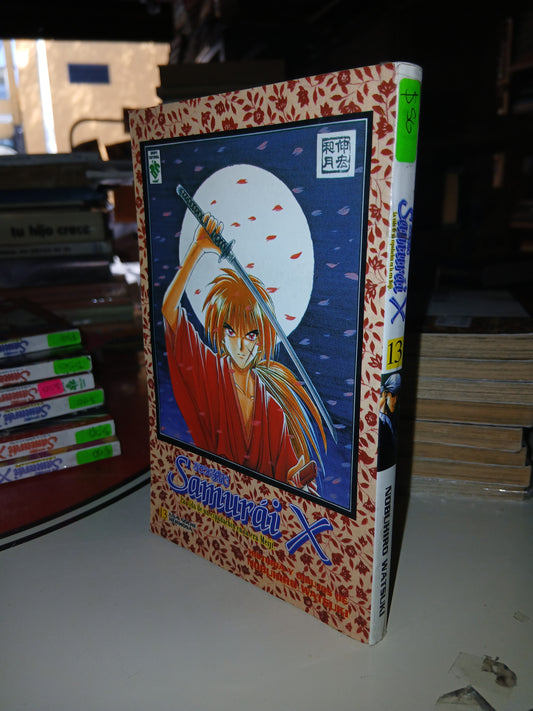 SAMURÁI X 13: UNA NOCHE HERMOSA POR NOBUHIRO WATSUKI USADO MANGA LITERARIO 207