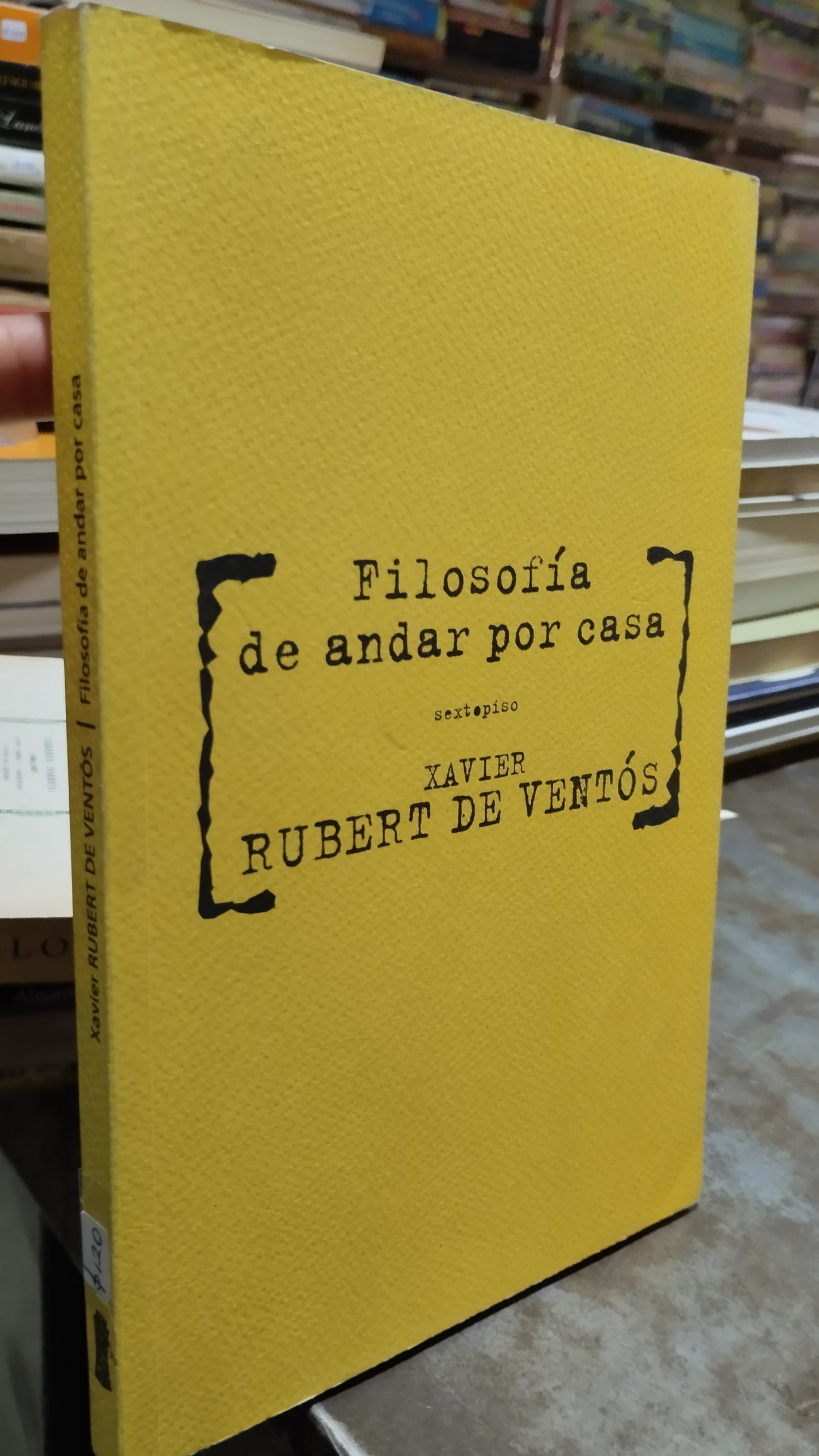 FILOSOFIA DE ANDAR POR CASA POR XAVIER RUBERT DE VENTOS LIBRO USADO SOCIOLOGIA ALDAMA
