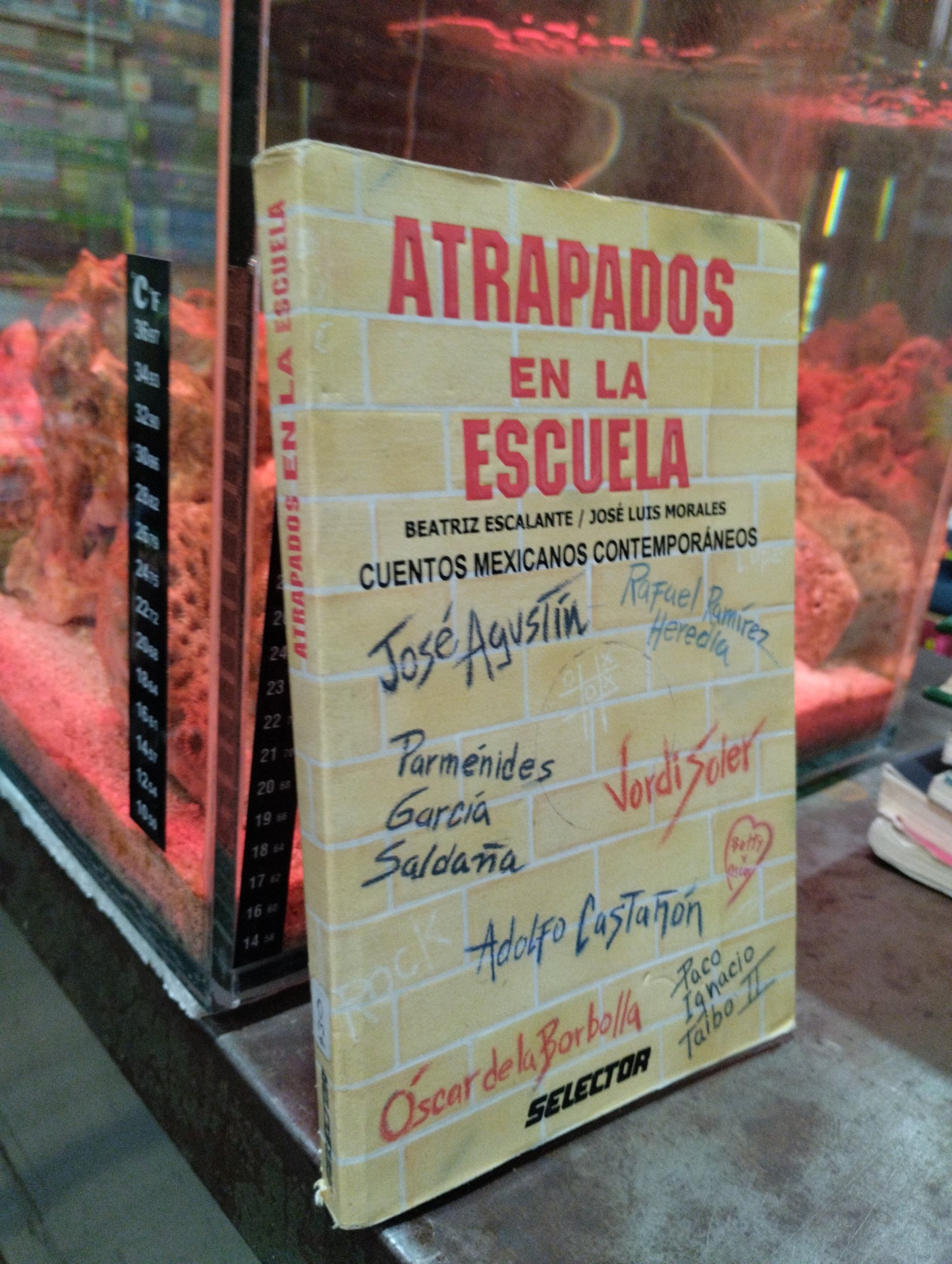 ATRAPADOS EN LA ESCUELA POR BEATRIZ ESCALANTE Y JOSE LUIS MORALES USADO NOVELAS ALDAMA