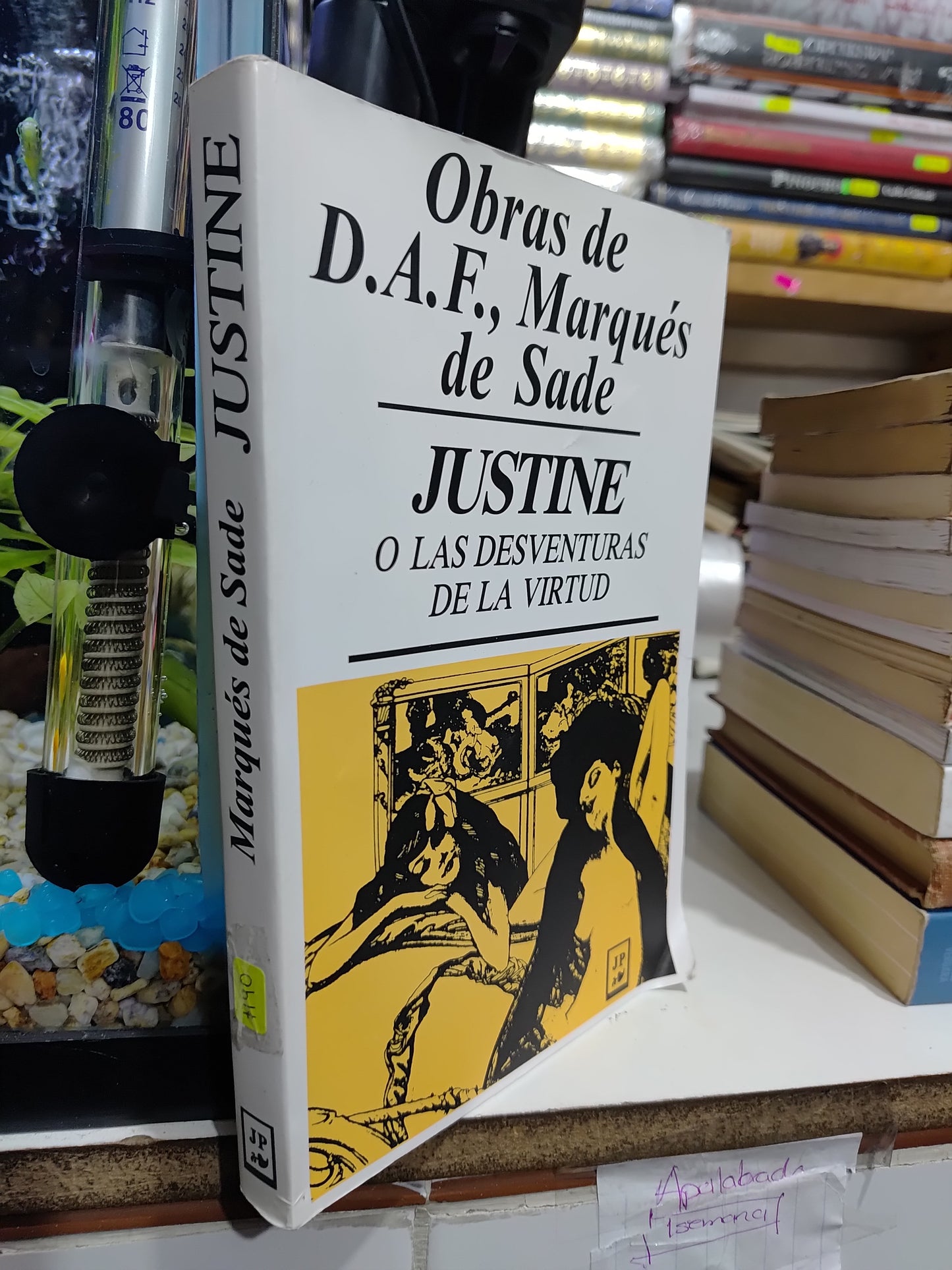 LAS DESVENTURAS DE LA VIRTUD POR MARQUES DE SADE USADO NOVELAS JUAREZ 507