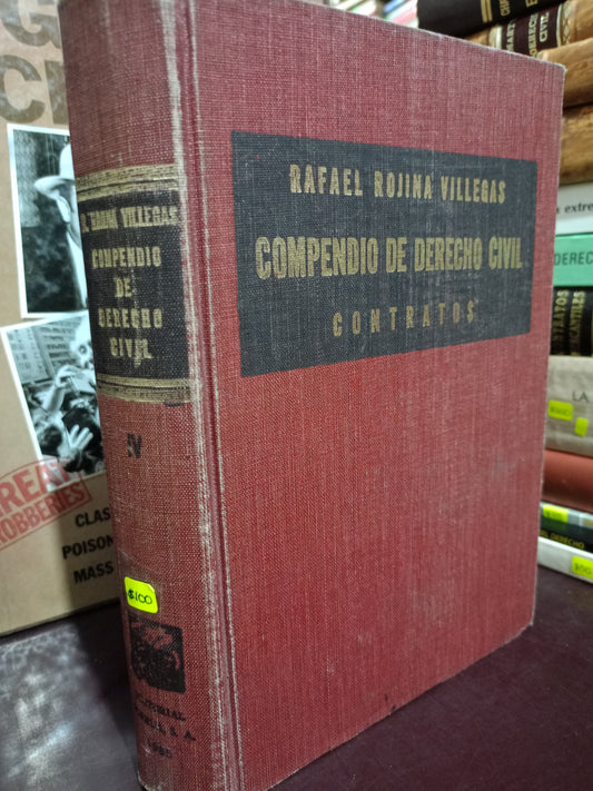 COMPENDIO DE DERECHO CIVIL POR RAFAEL REGINA VILLEGAS USADO DERECHO LITERARIO 305