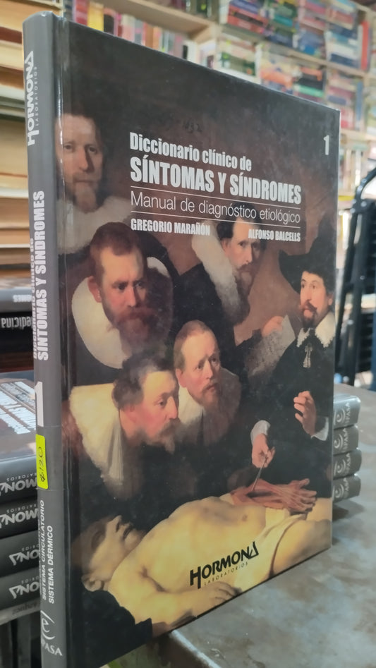 DICCIONARIO CLINICO DE SINTOMAS Y SINDROMES 1 POR GREGORIO MARAÑON LIBRO USADO SALUD ALDAMA