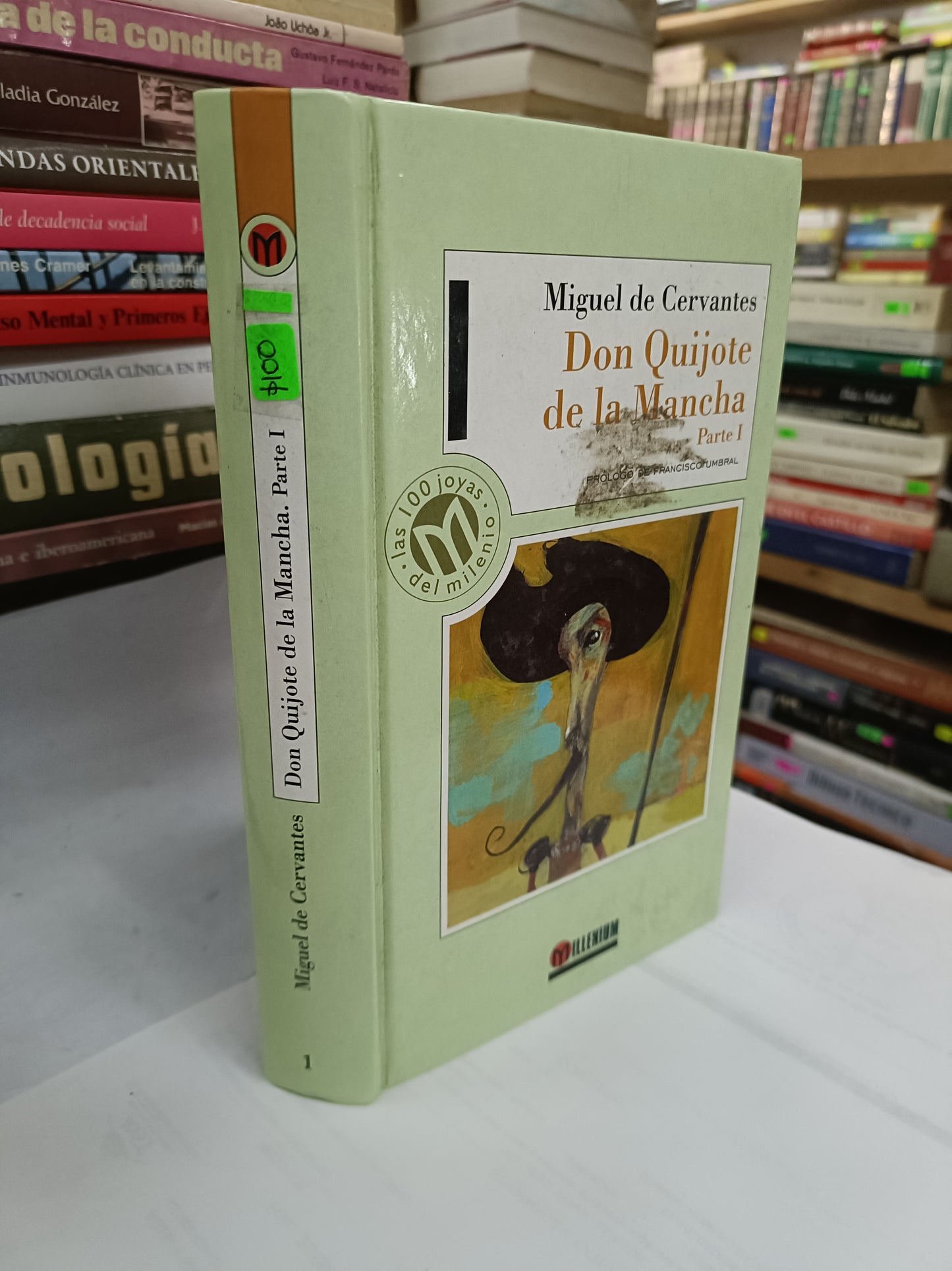 DON QUIJOTE DE LA MANCHA PARTE 1 POR MIGUEL DE CERVANTES USADO NOVELA LITERARIO 207