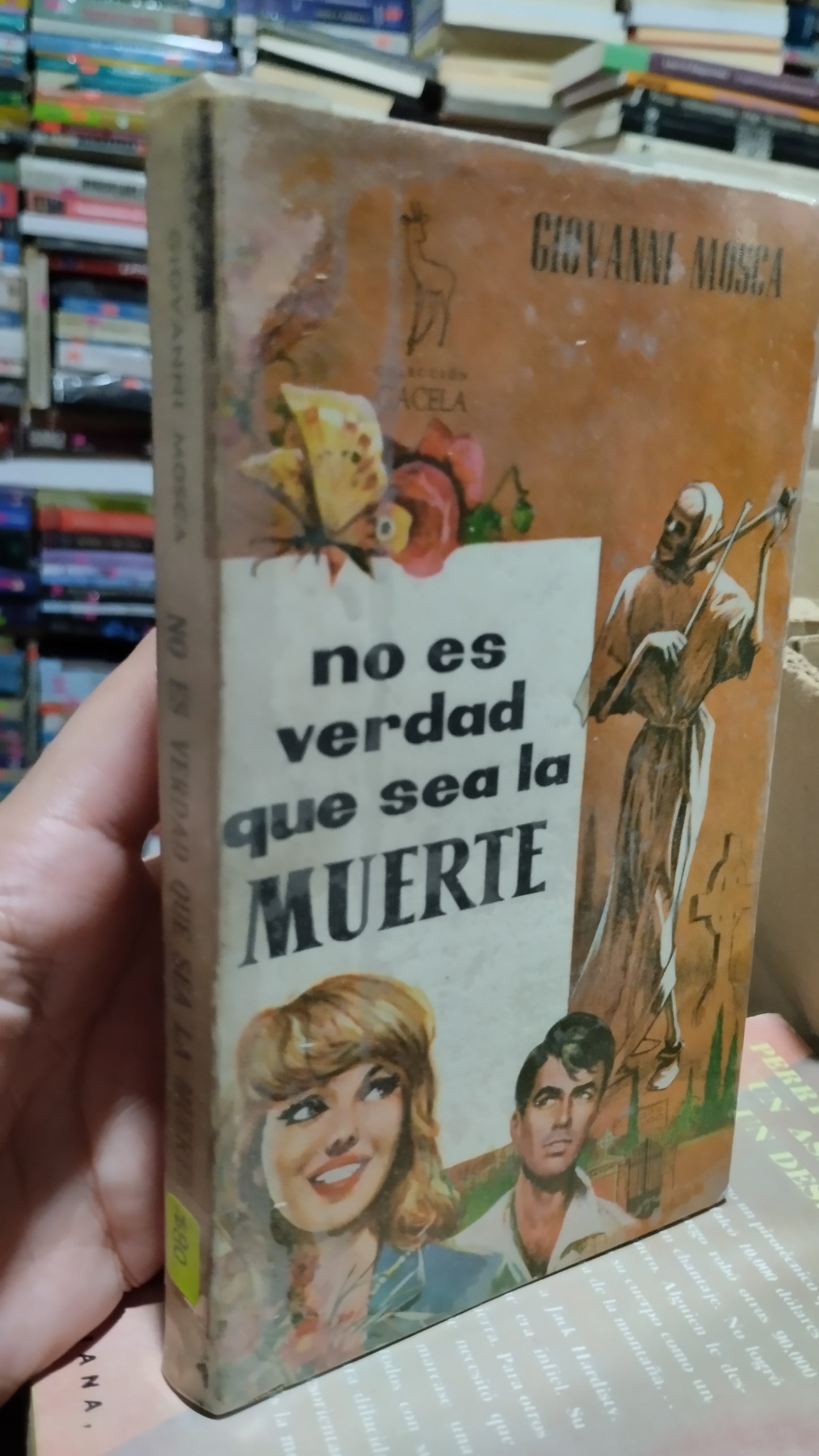 NO ES VERDAD QUE SEA LA MUERTE POR GIOVANNI MOSCA LIBRO USADO NOVELAS ALDAMA