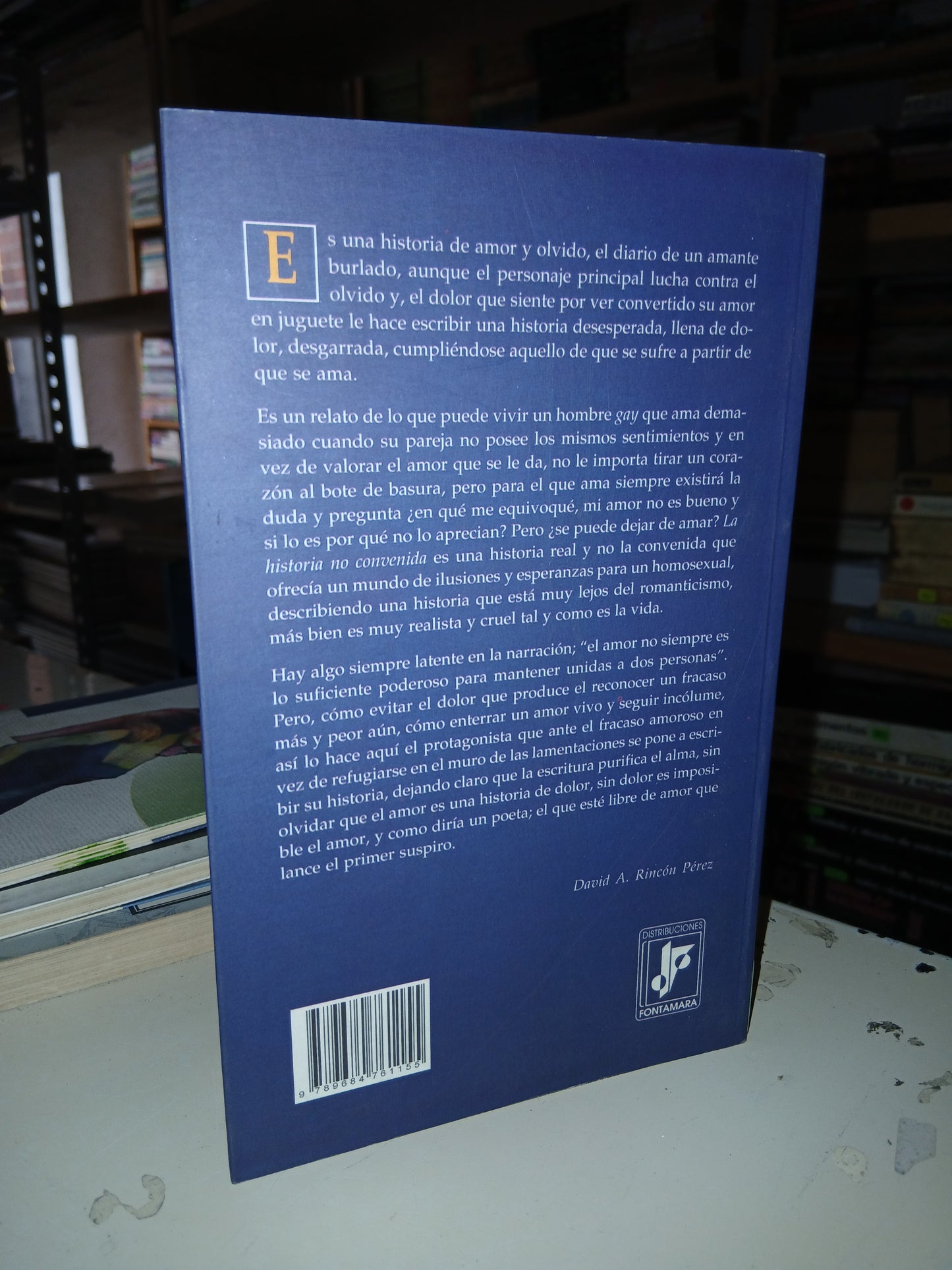 LA HISTORIA NO CONVENIDA POR GERARDO GUIZA LEMUS USADO NOVELA LITERARIO 207