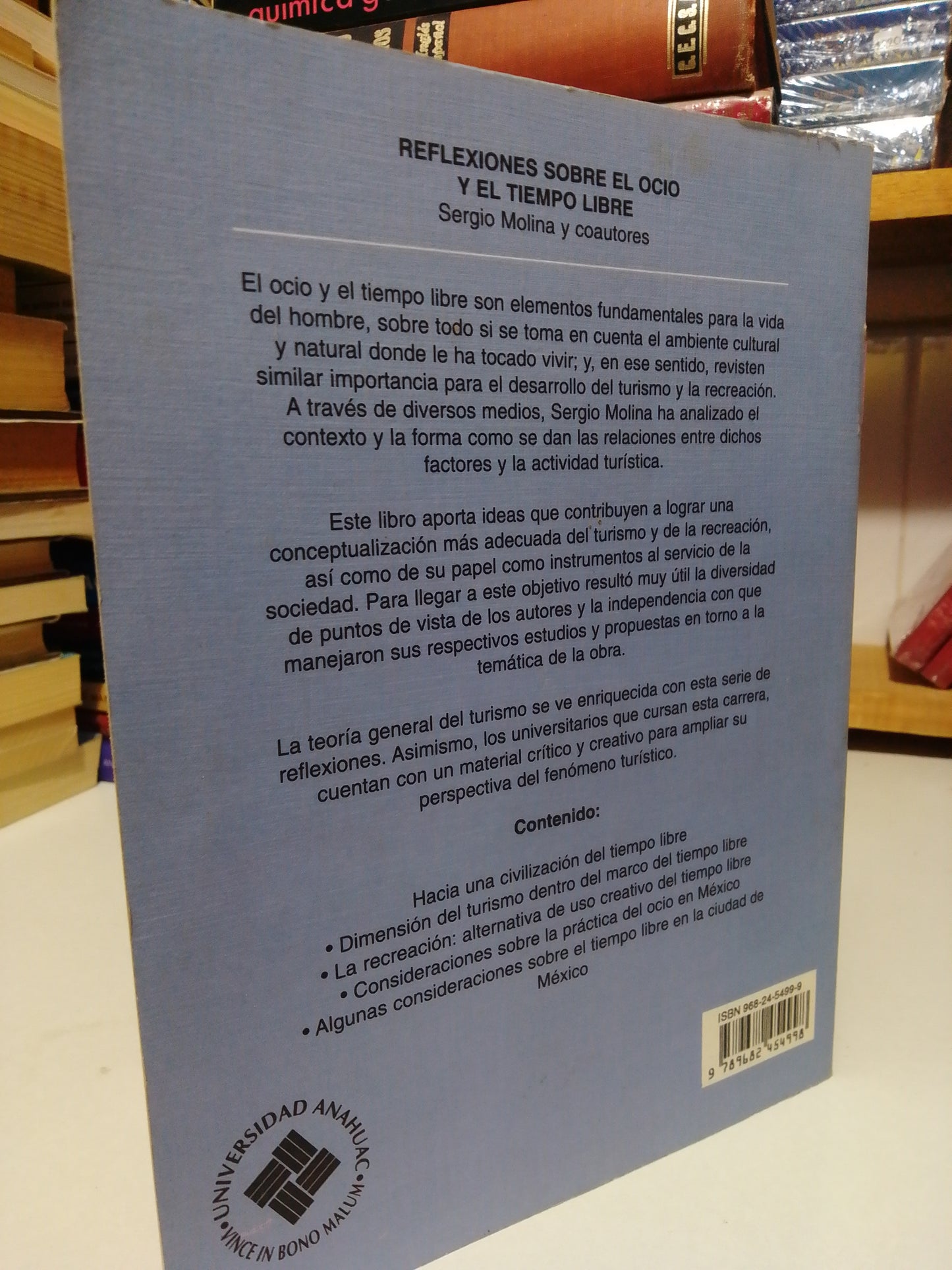 REFLEXIONES SOBRE EL OCIO Y EL TIEMPO LIBRE POR SERGIO MOLINA USADO SUP. PERSONAL JUÁREZ