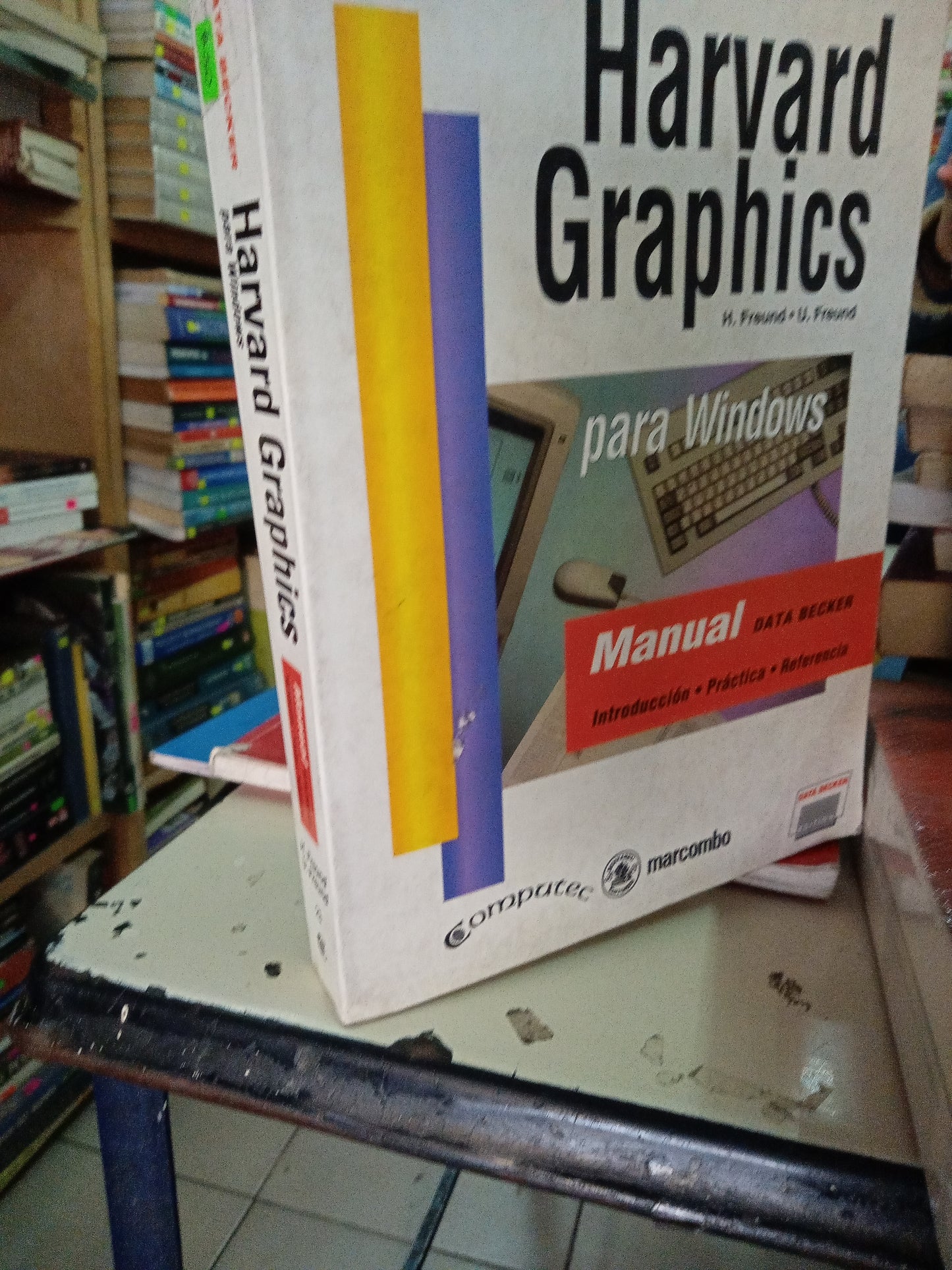 HARVARD GRAPHICS PARA WINDOWS POR H FREUND U FREUND USADO COMPUTACION LITERARIO 207